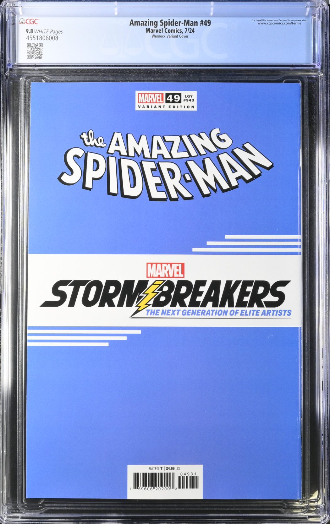 Amazing Spider-Man #49 Werneck Variant CGC 9.8