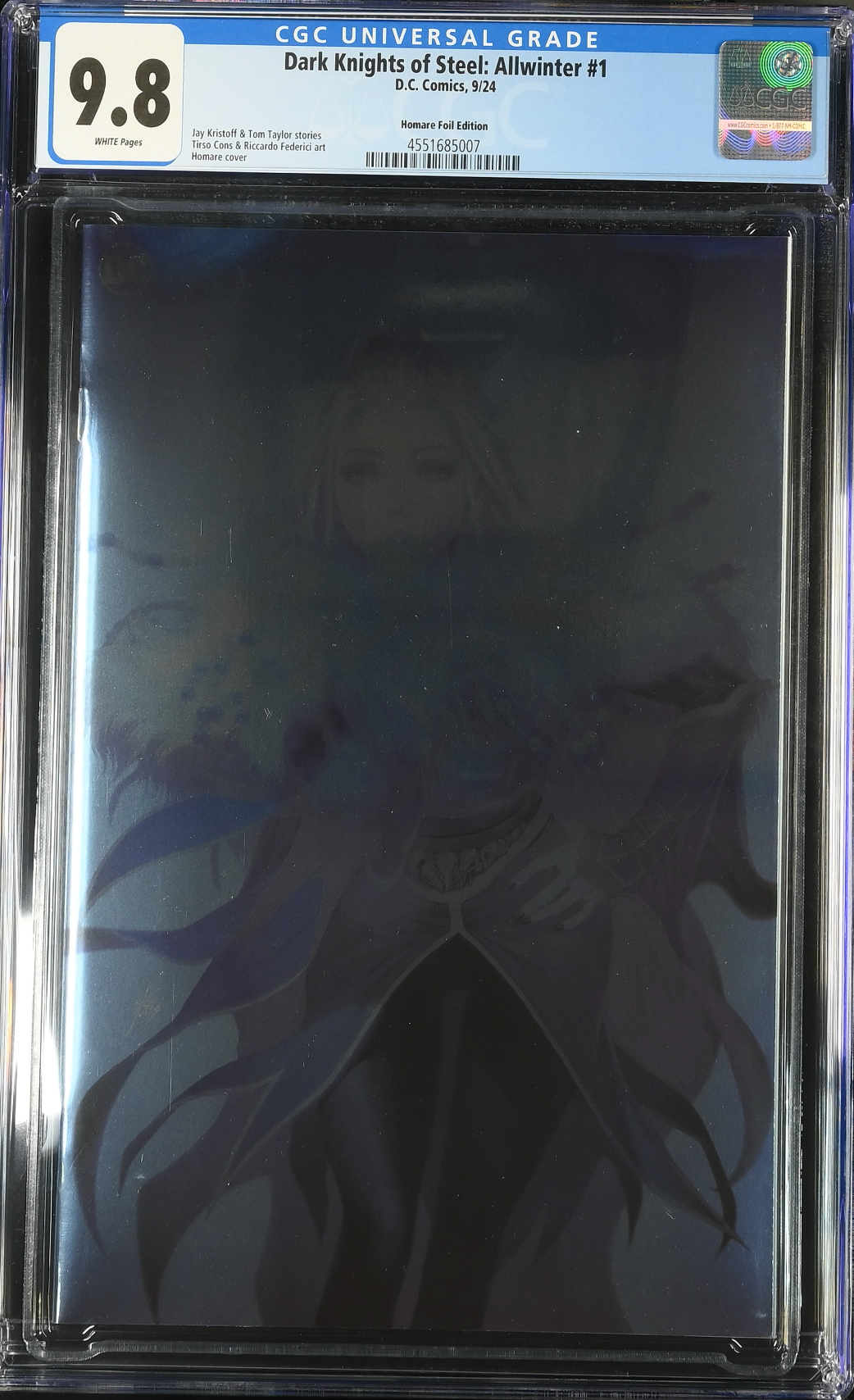 Dark Knights of Steel: Allwinter #1 Homare Foil Variant CGC 9.8