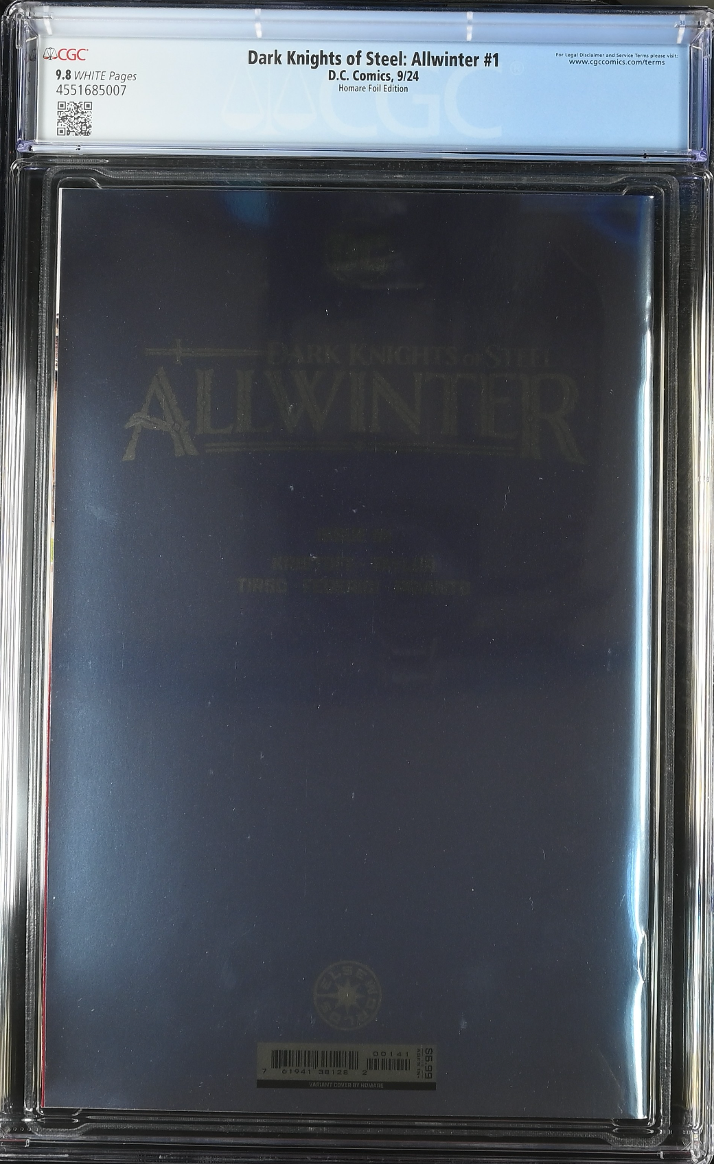 Dark Knights of Steel: Allwinter #1 Homare Foil Variant CGC 9.8