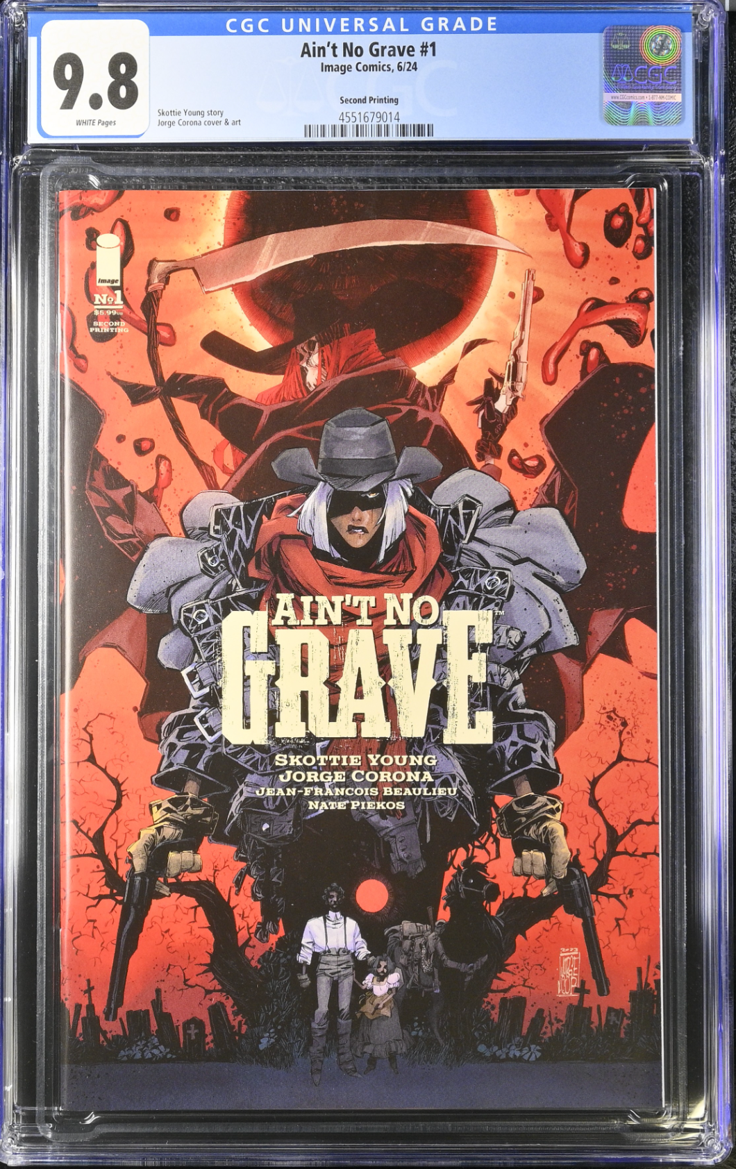 Ain't No Grave #1 Second Printing CGC 9.8
