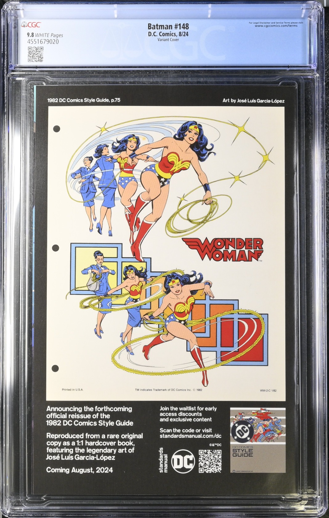 Batman #148 Lee Variant CGC 9.8