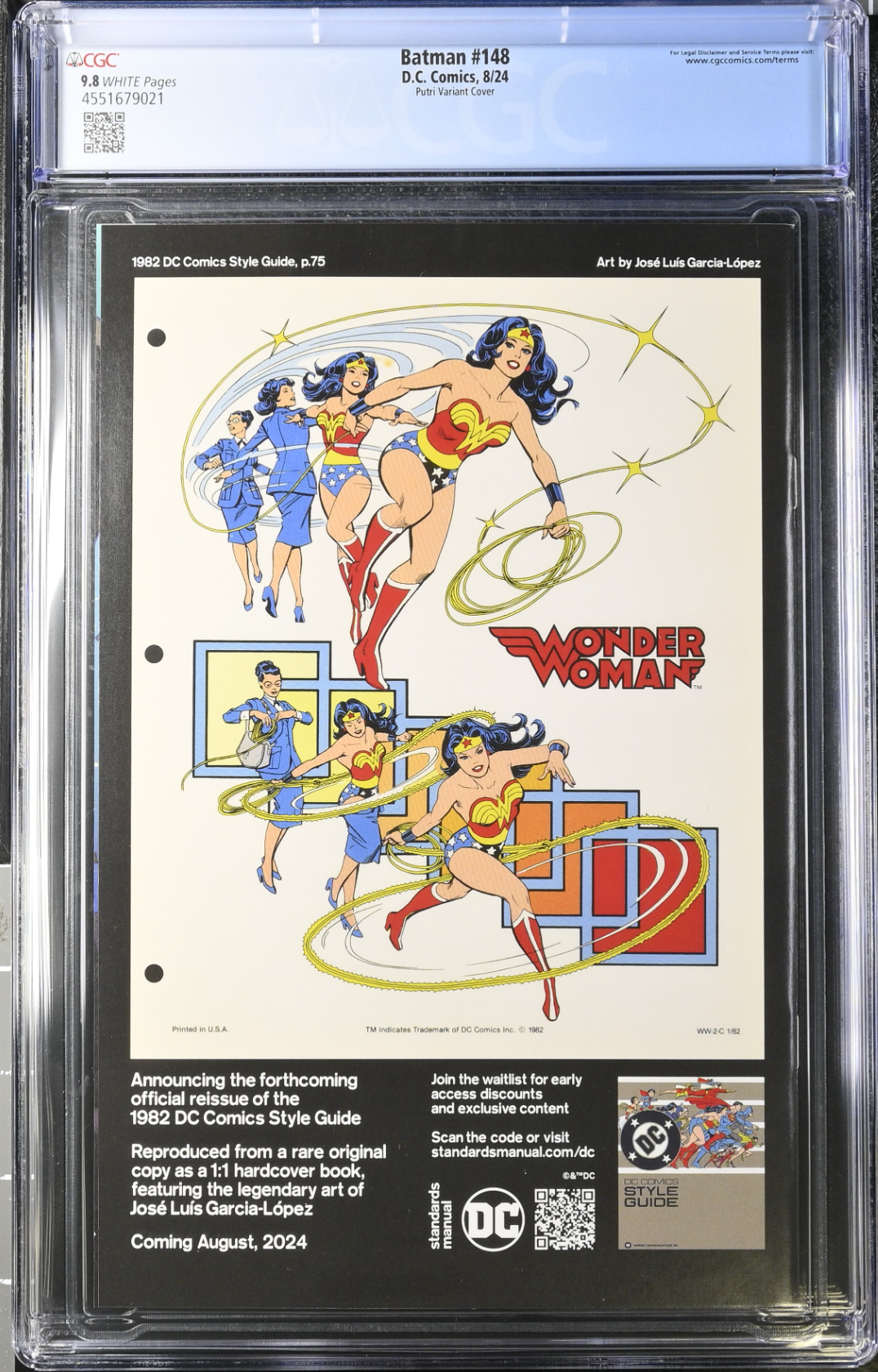 Batman #148 Putri Variant CGC 9.8