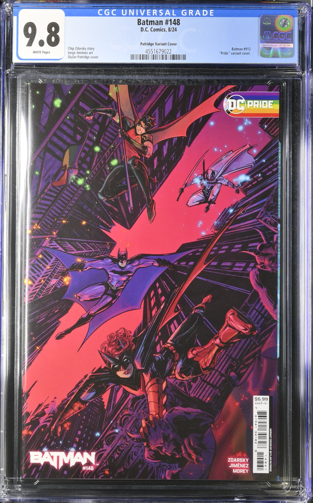 Batman #148 Patridge Variant CGC 9.8
