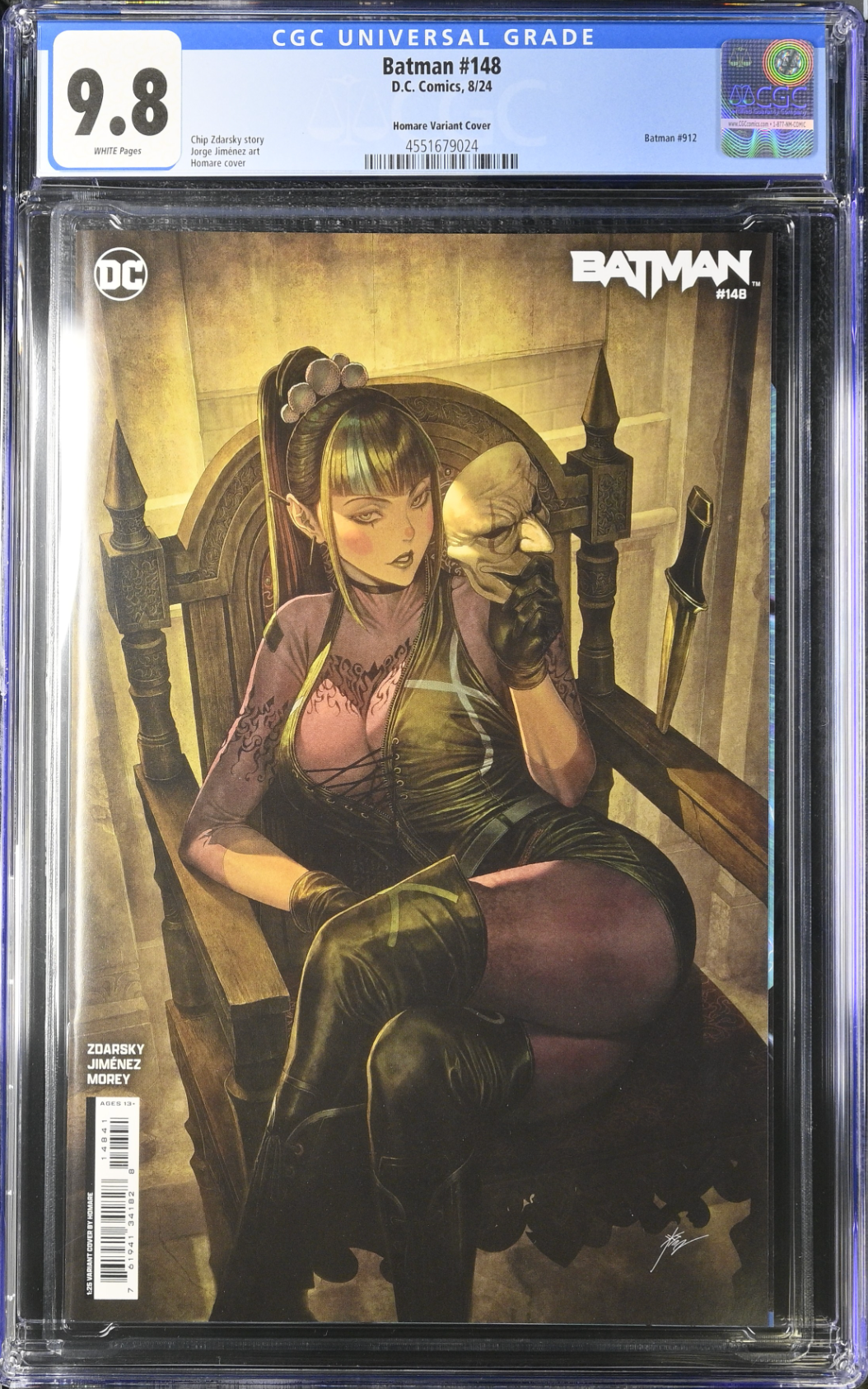 Batman #148 Homare 1:25 Retailer Incentive Variant CGC 9.8