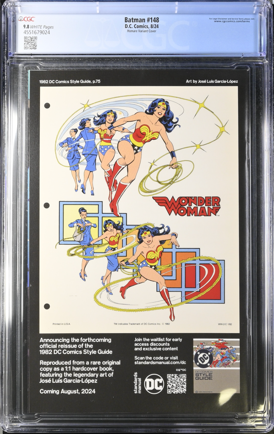 Batman #148 Homare 1:25 Retailer Incentive Variant CGC 9.8
