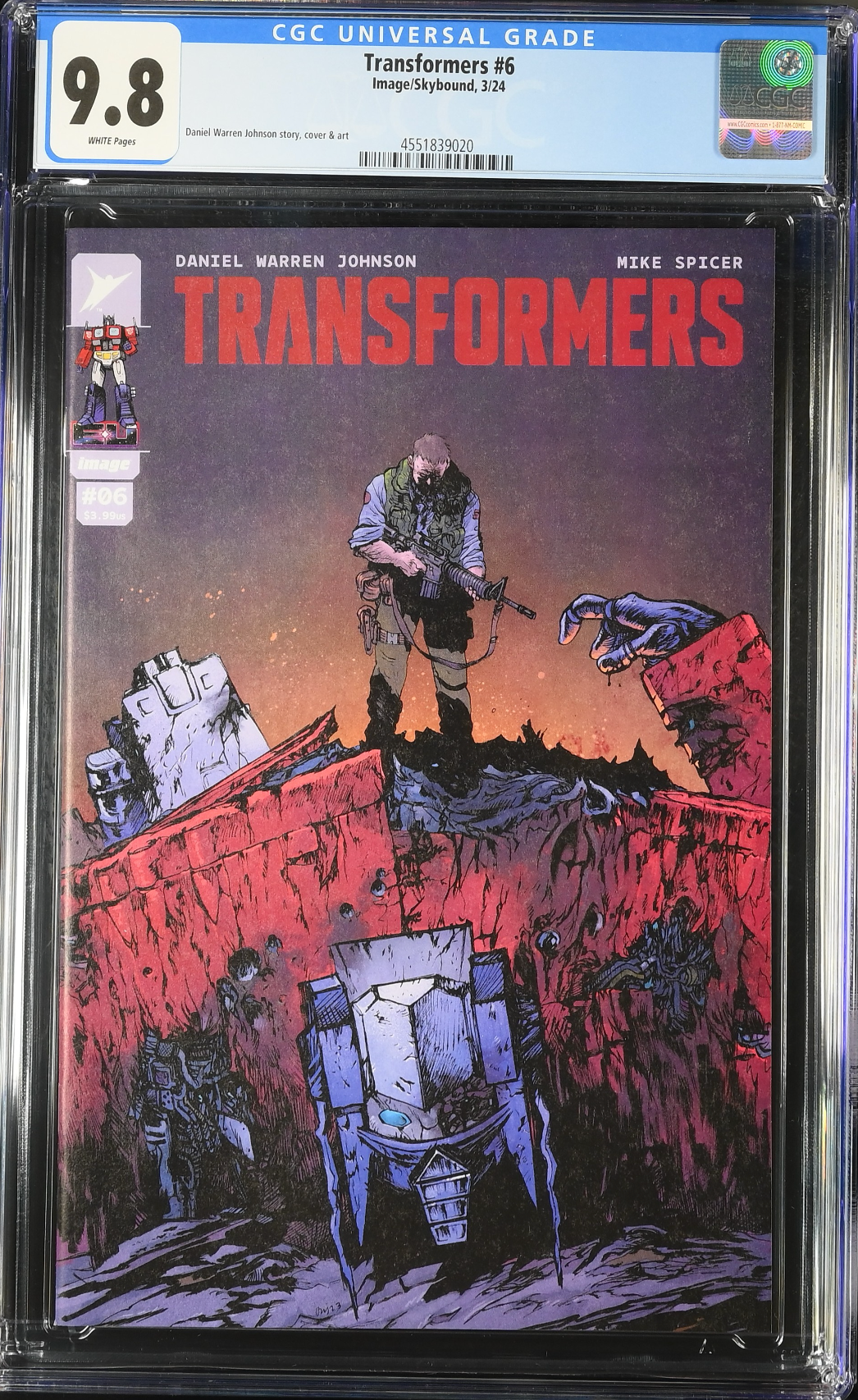 Transformers #6 CGC 9.8