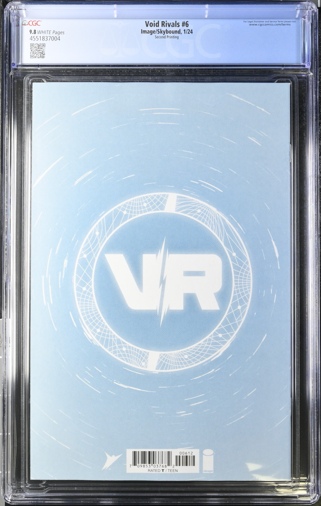 Void Rivals #6 Second Printing CGC 9.8