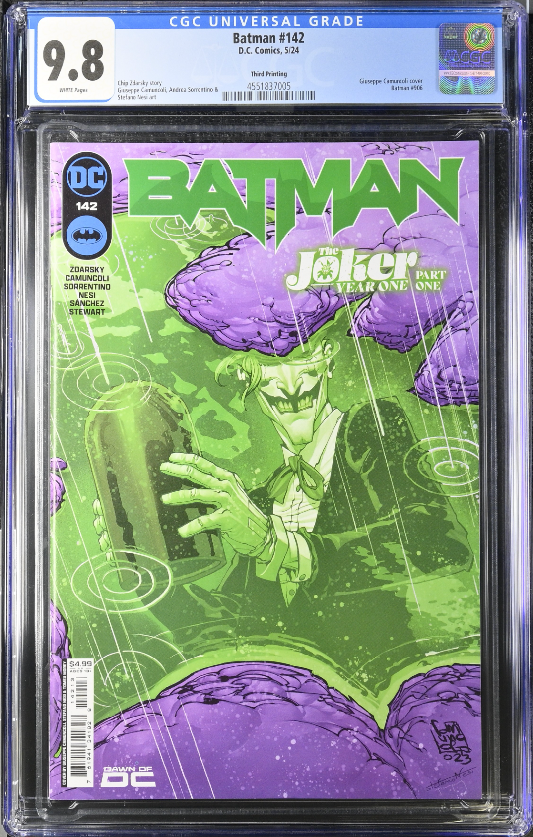 Batman #142 Third Printing CGC 9.8