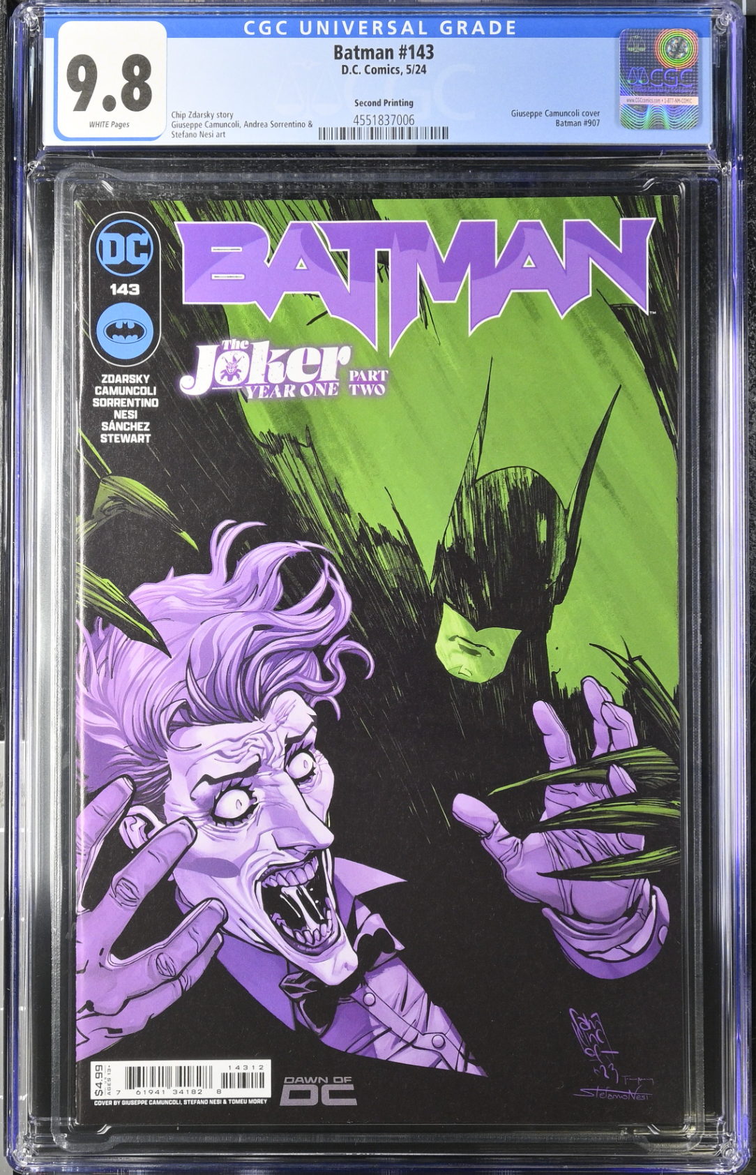 Batman #143 Second Printing CGC 9.8