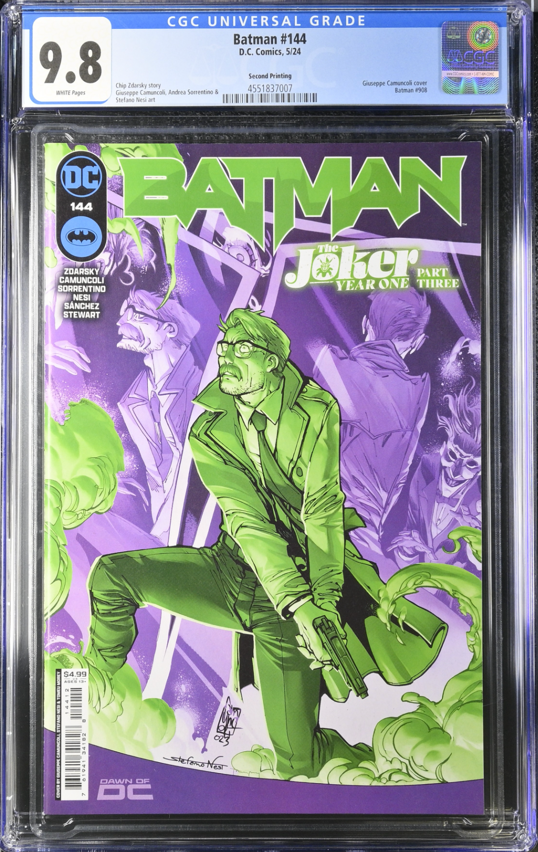 Batman #144 Second Printing CGC 9.8