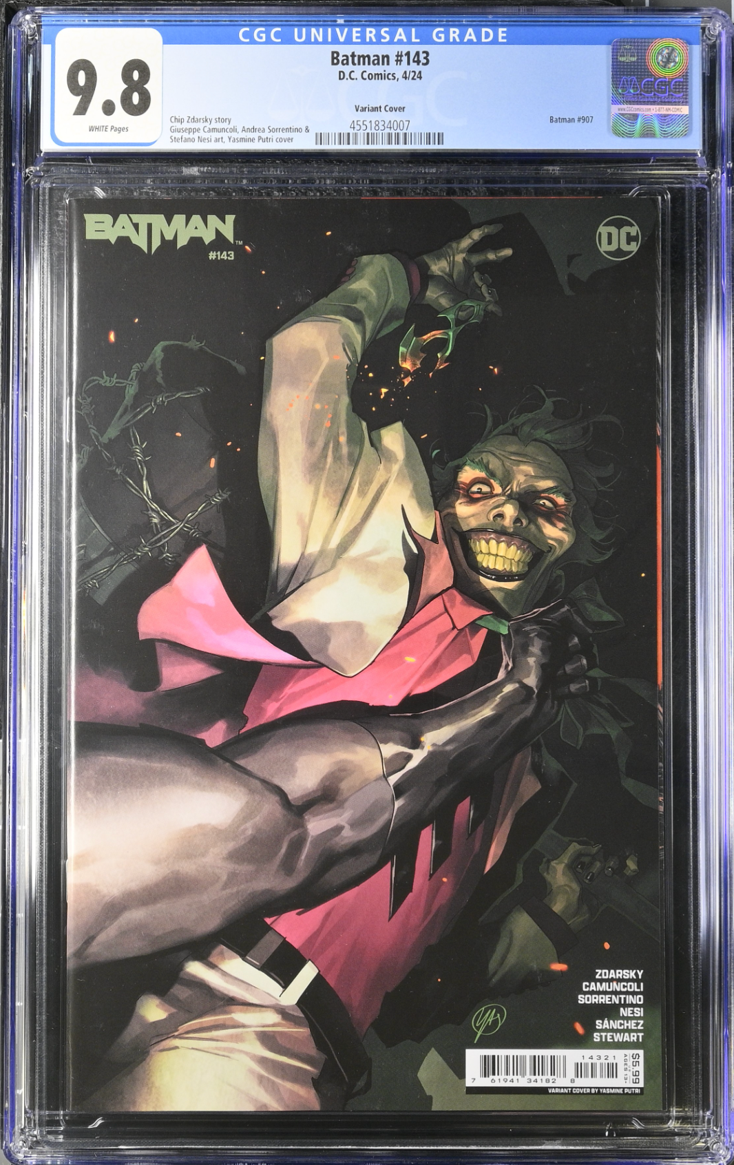 Batman #143 Putri Variant CGC 9.8