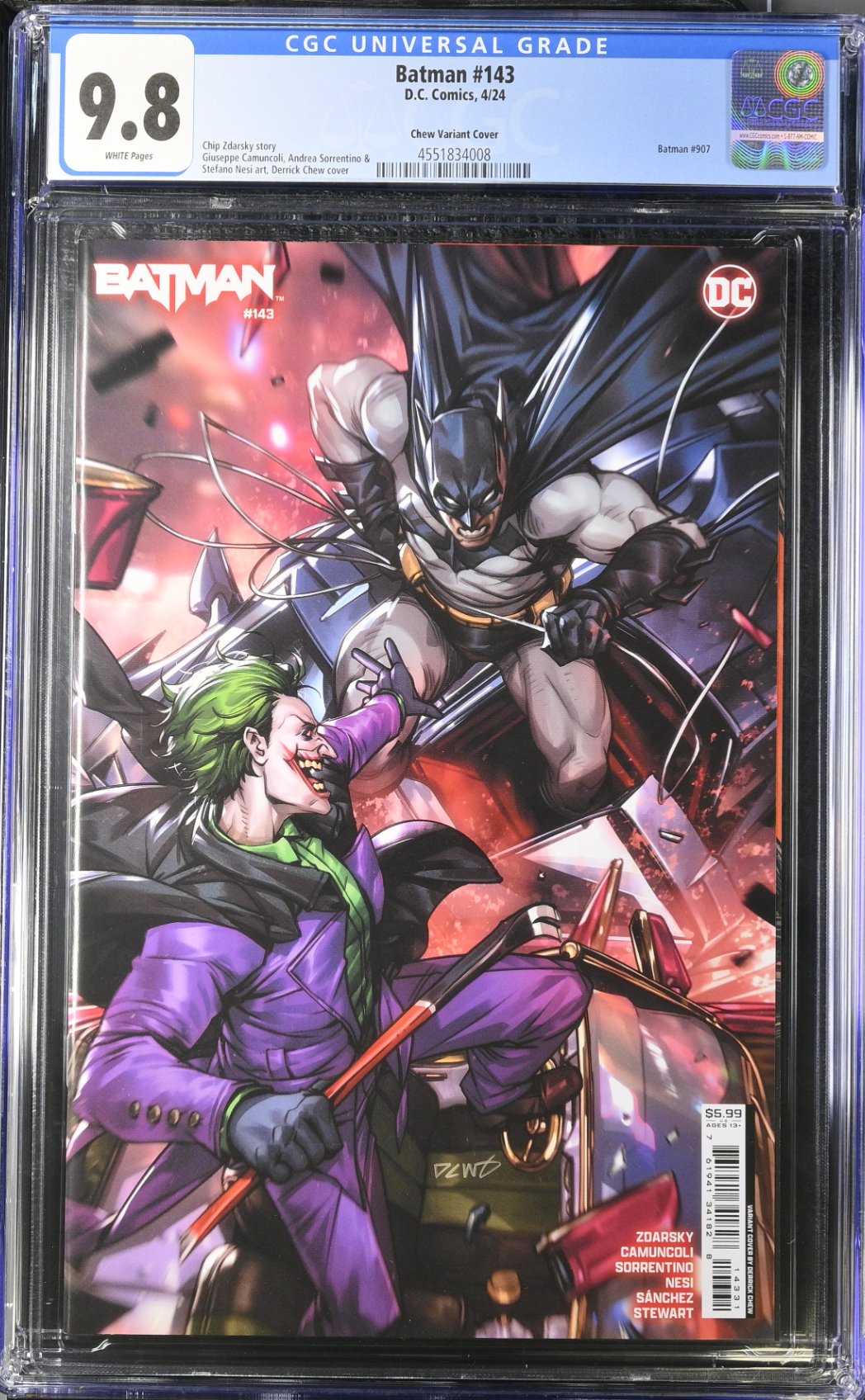 Batman #143 Chew Variant CGC 9.8