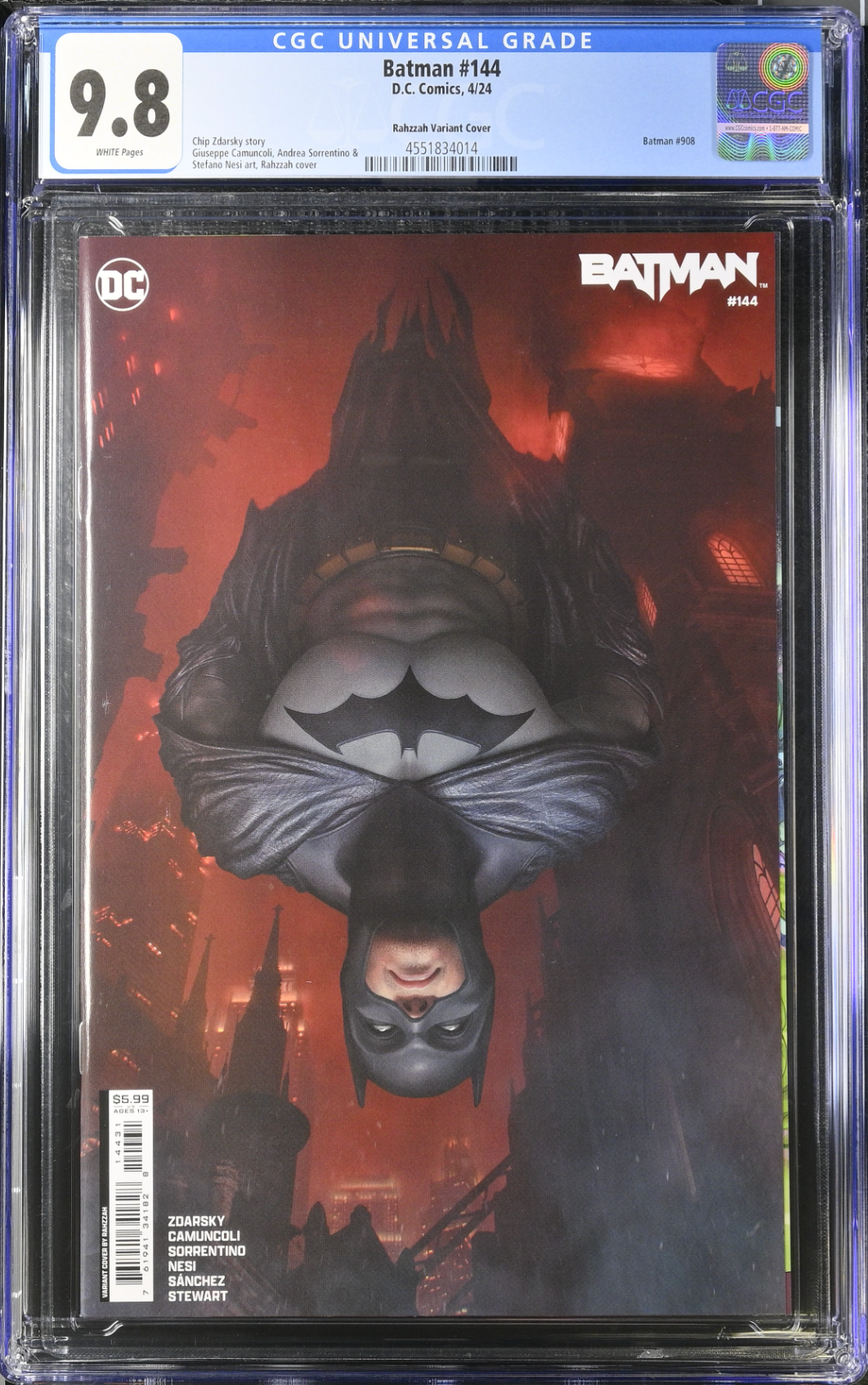 Batman #144 Rahzzah Variant CGC 9.8