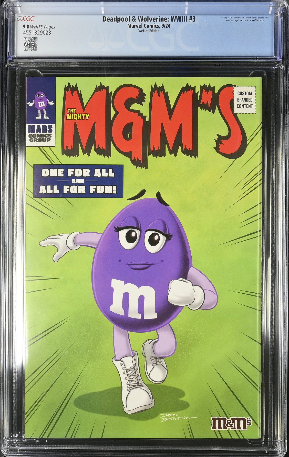 Deadpool & Wolverine: WWIII #3 Movie Variant CGC 9.8