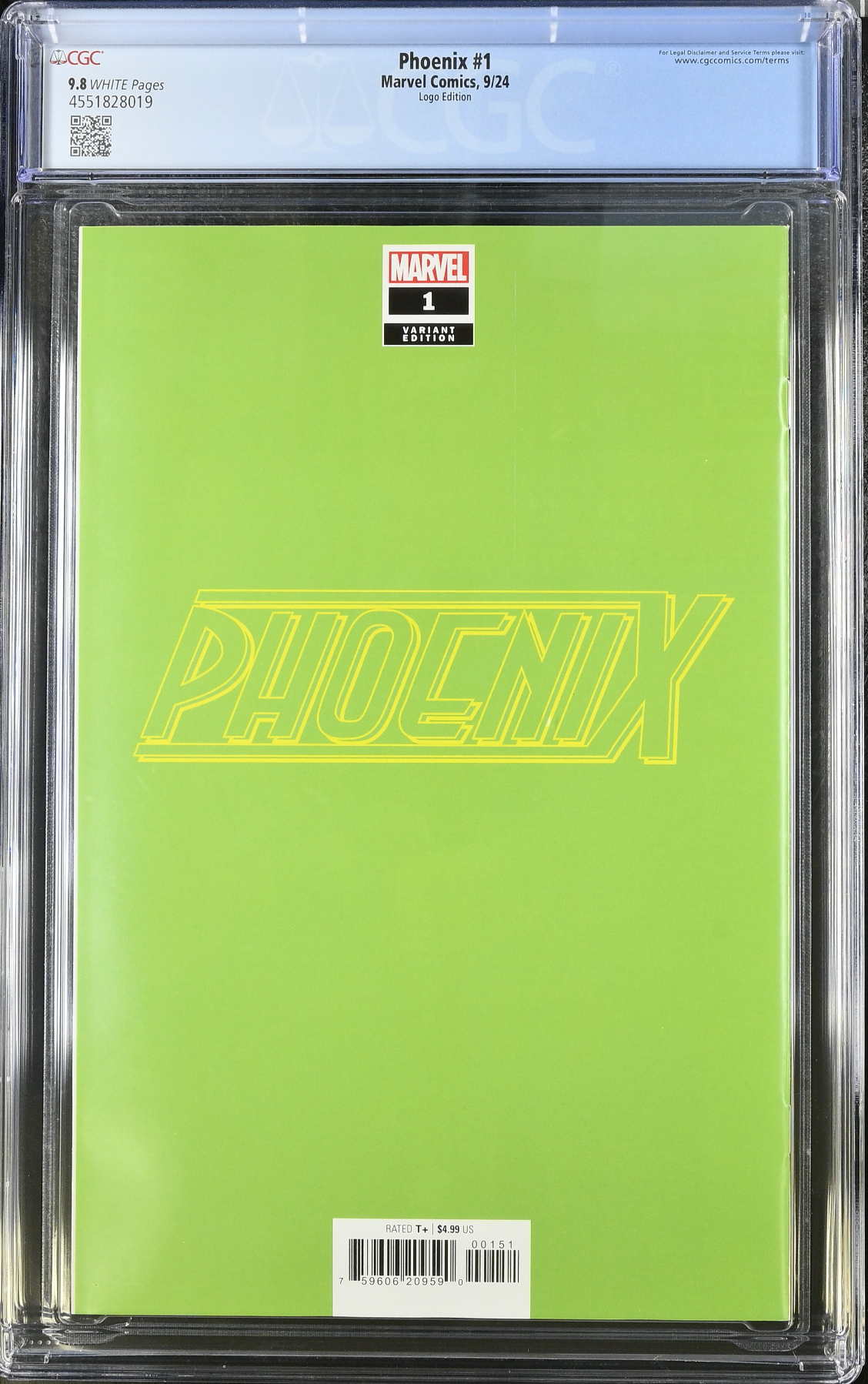 Phoenix #1 Logo Variant CGC 9.8