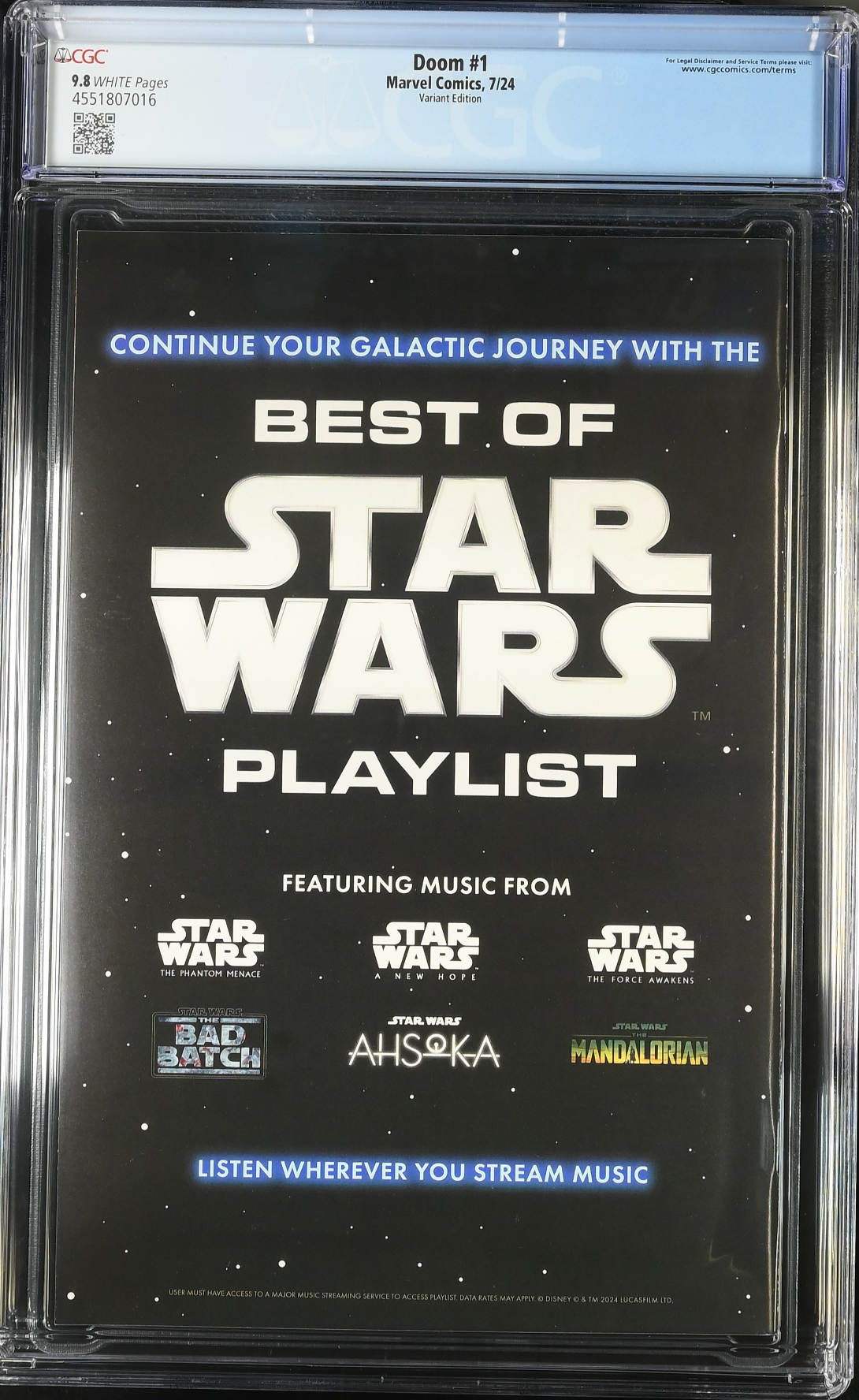 Doom #1 Granov Variant CGC 9.8