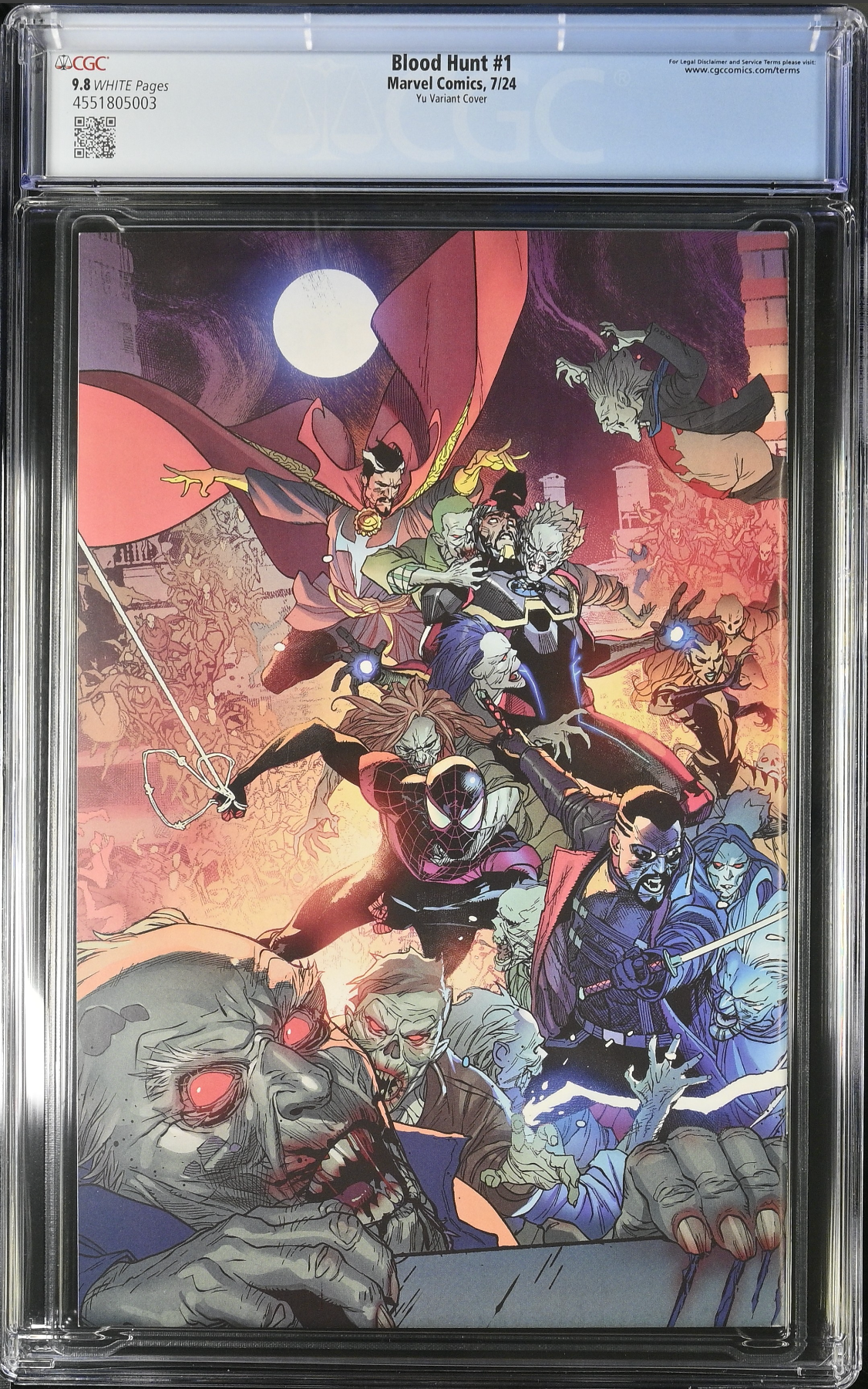 Blood Hunt #1 Yu Wraparound Variant CGC 9.8