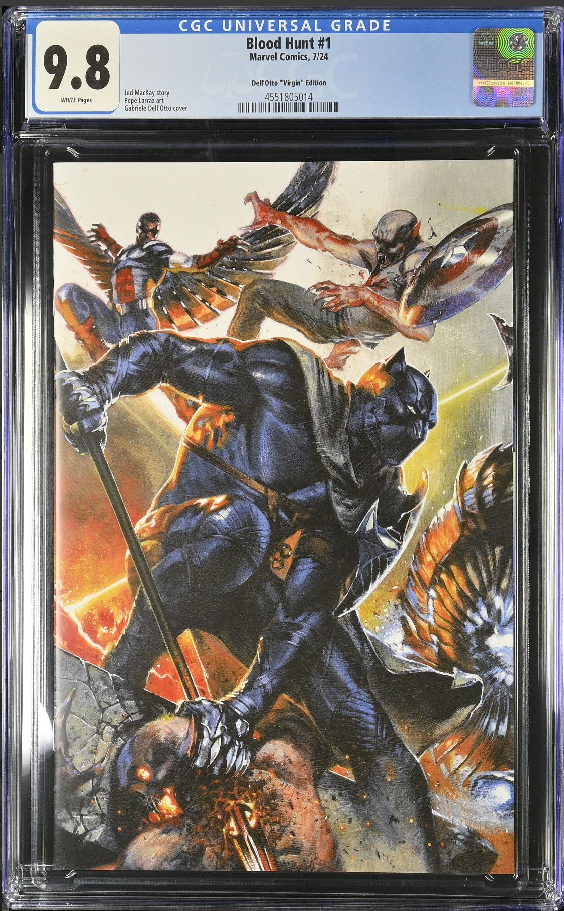Blood Hunt #1 Dell'Otto 1:100 Connecting Retailer Incentive Variant CGC 9.8
