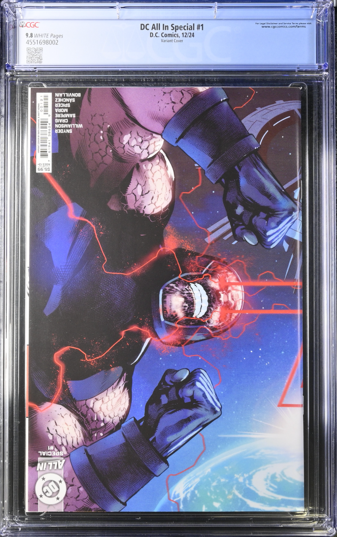DC All In Special #1 Sandoval Wraparound Variant CGC 9.8