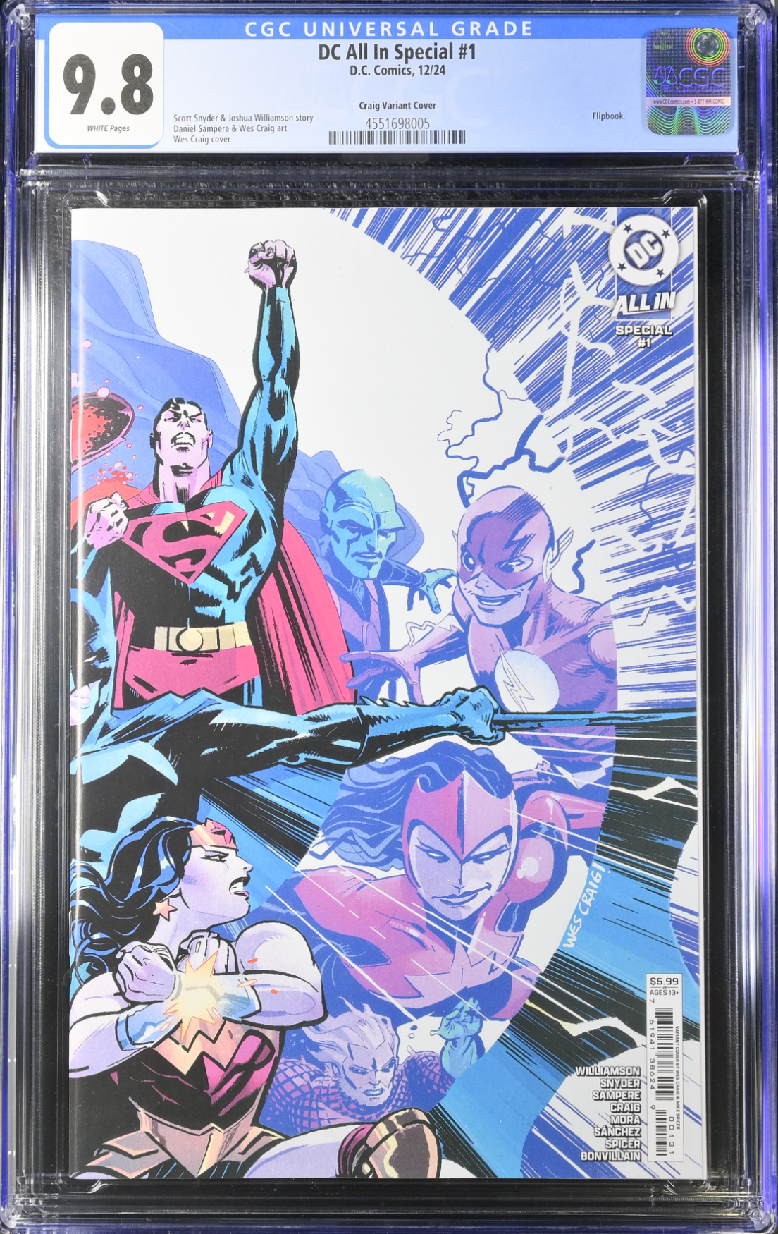 DC All In Special #1 Craig Wraparound Variant CGC 9.8