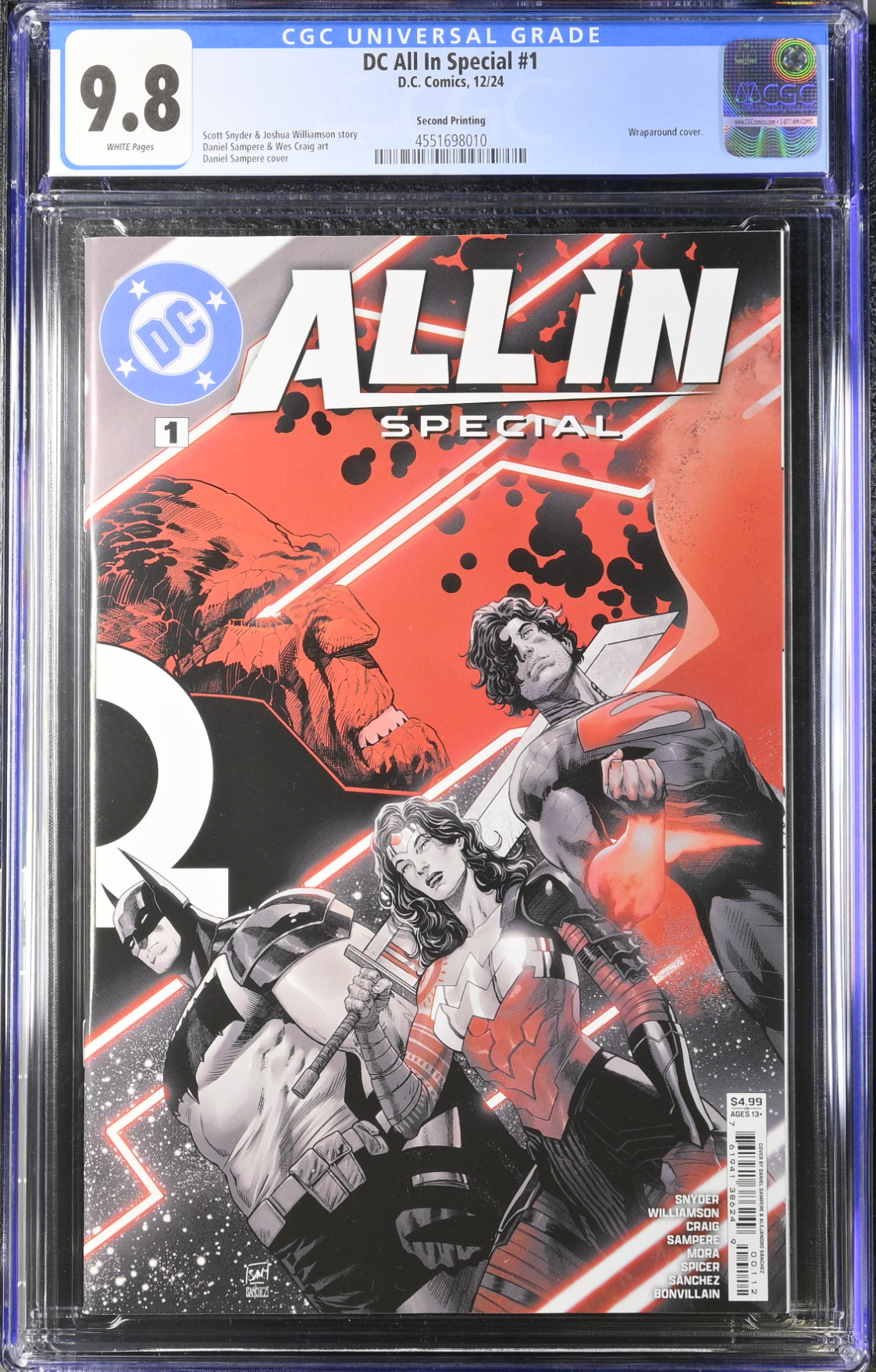 DC All In Special #1 Second Printing CGC 9.8