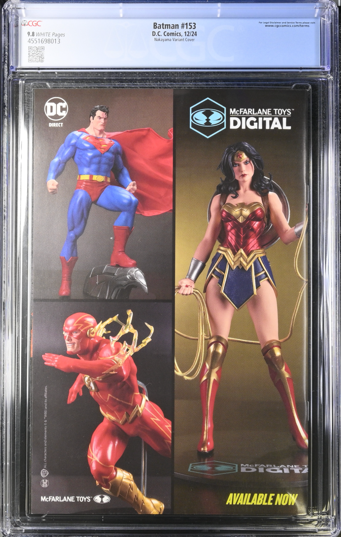 Batman #153 Nakayama Variant CGC 9.8