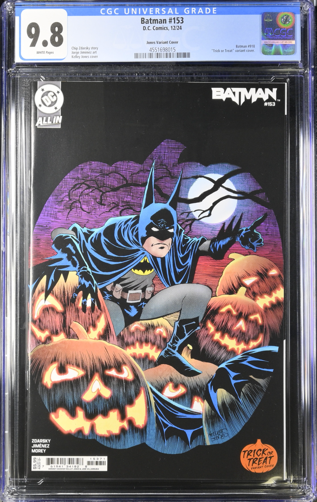 Batman #153 Jones Variant CGC 9.8