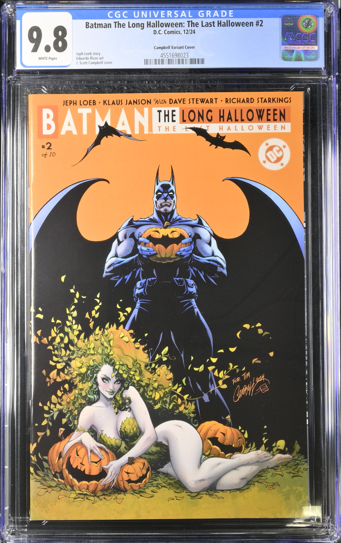 Batman: The Long Halloween - The Last Halloween #2 Campbell Variant CG