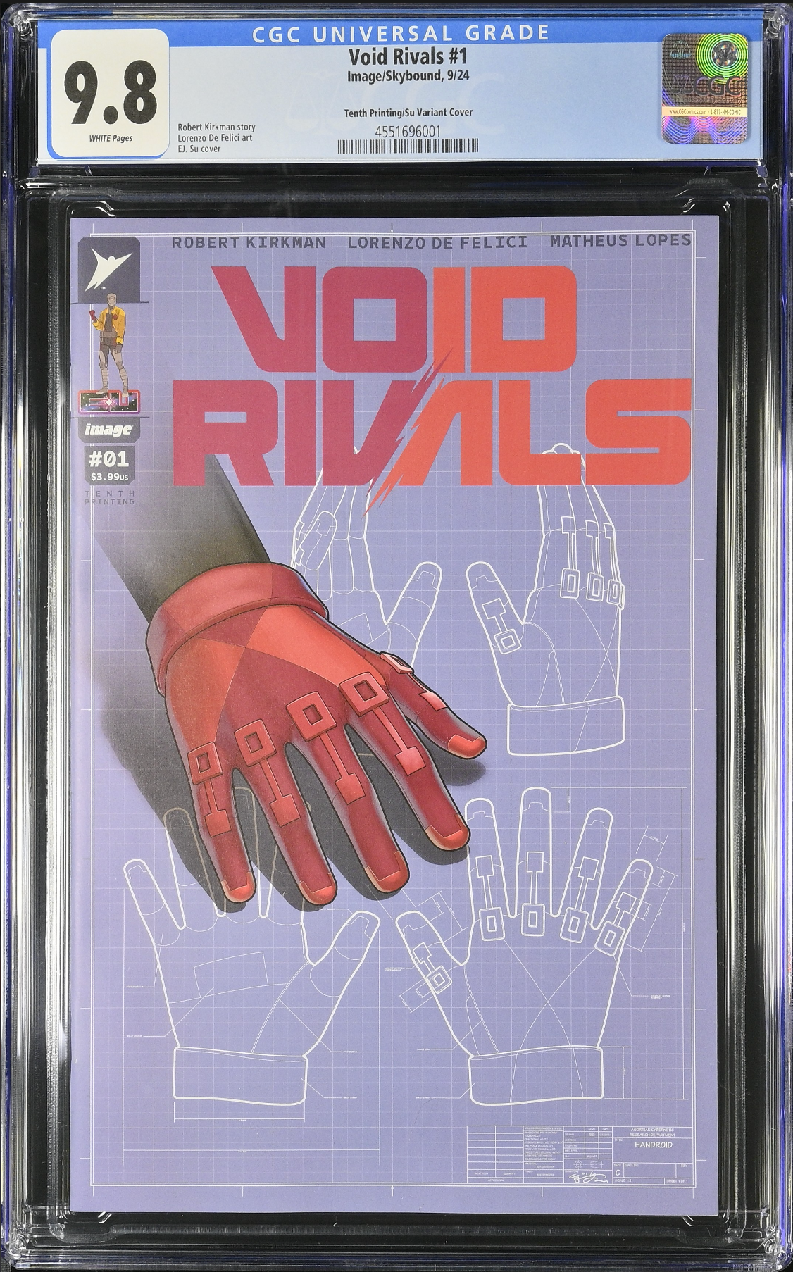 Void Rivals #1 Tenth Printing - Cover H - Su Variant CGC 9.8