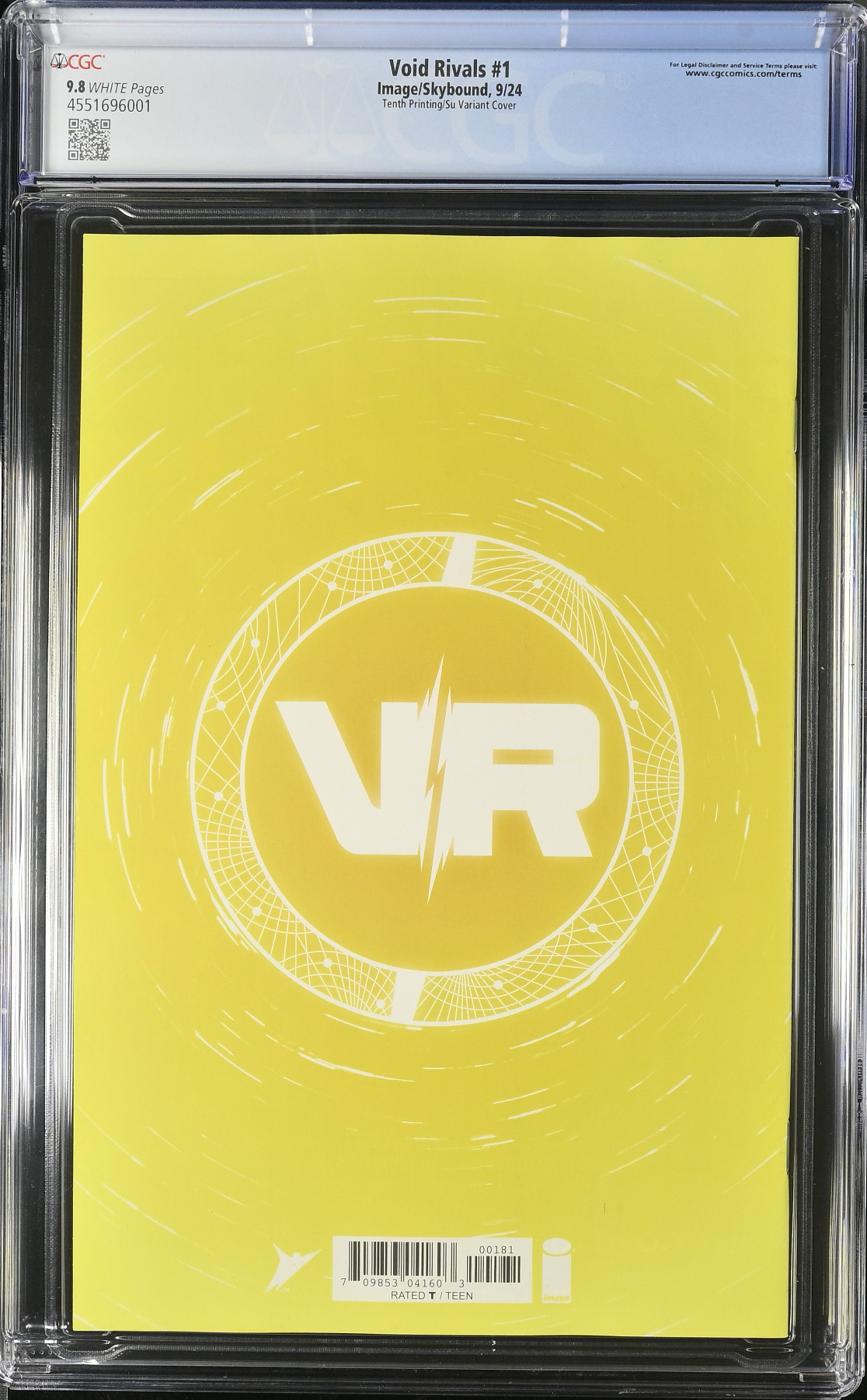 Void Rivals #1 Tenth Printing - Cover H - Su Variant CGC 9.8