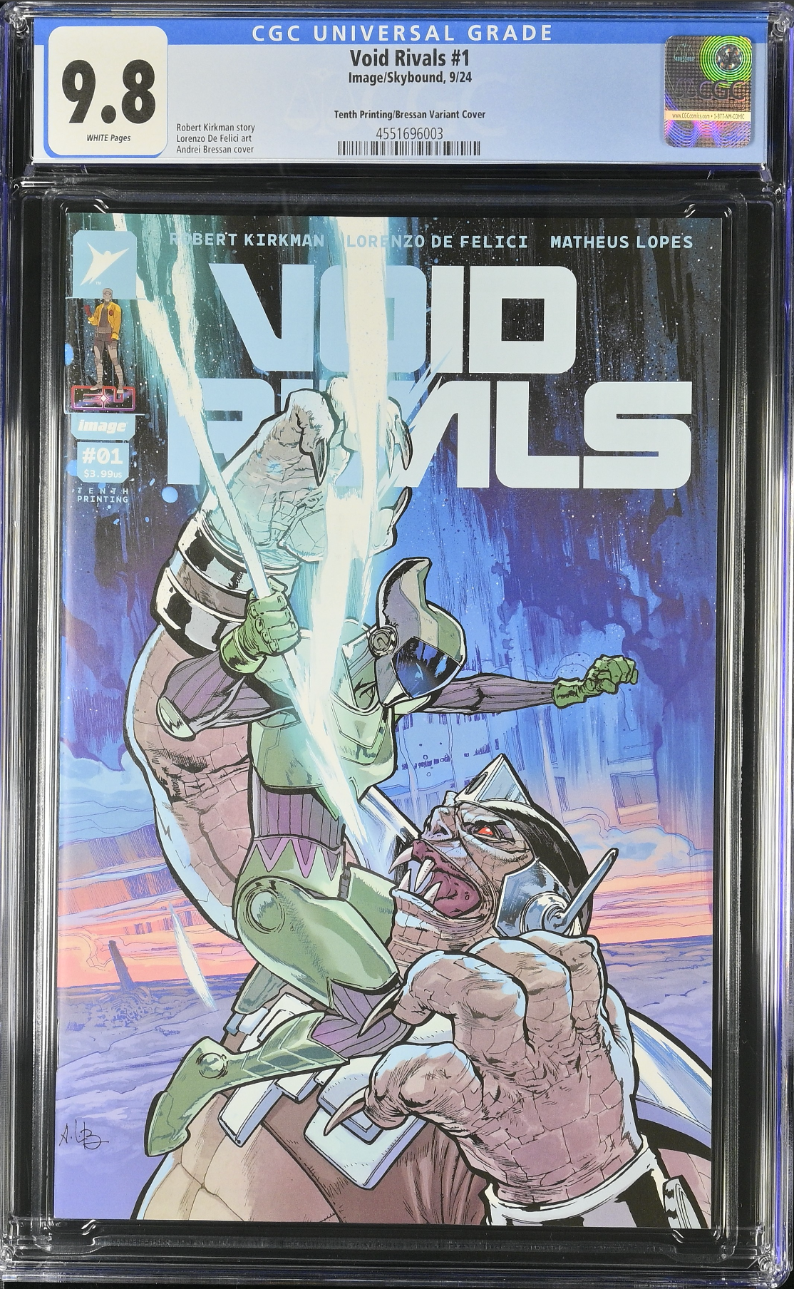 Void Rivals #1 Tenth Printing - Cover I - Bressan Variant CGC 9.8