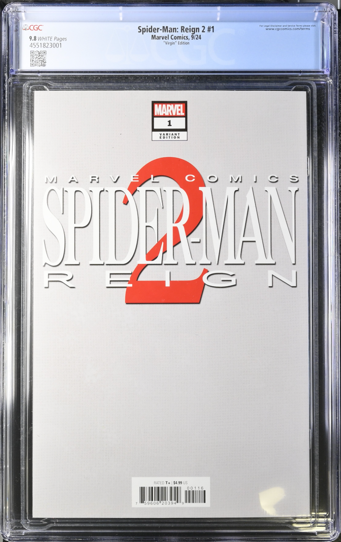 Spider-Man: Reign 2 # 1 Andrews 1:100 Virgin Retailer Incentive Variant CGC 9.8