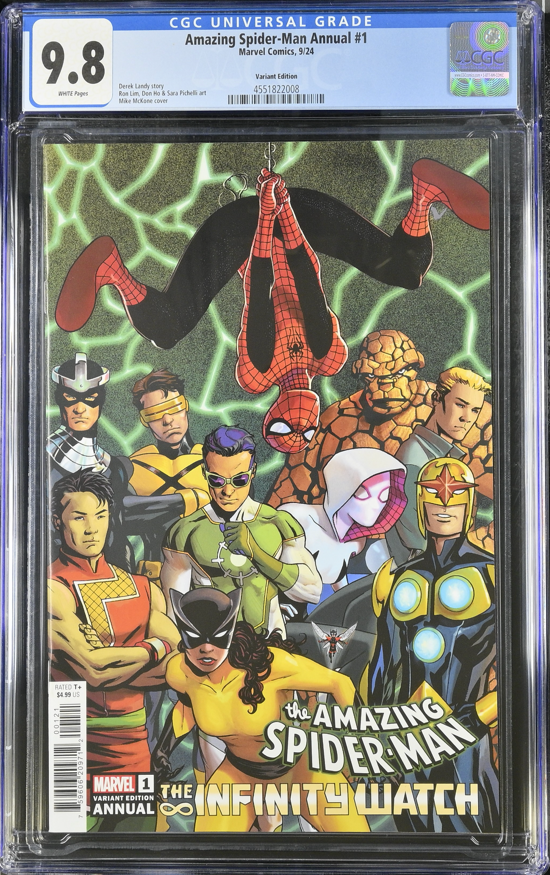 Amazing Spider-Man Annual #1 McKone Variant CGC 9.8