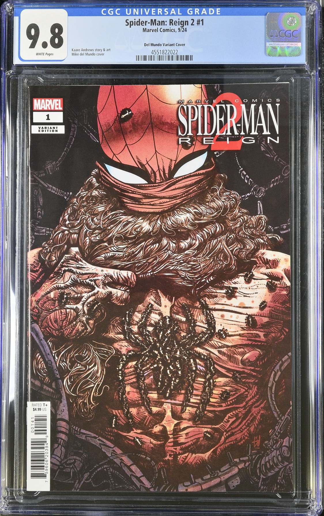 Spider-Man: Reign 2 #1 Del Mundo Variant CGC 9.8