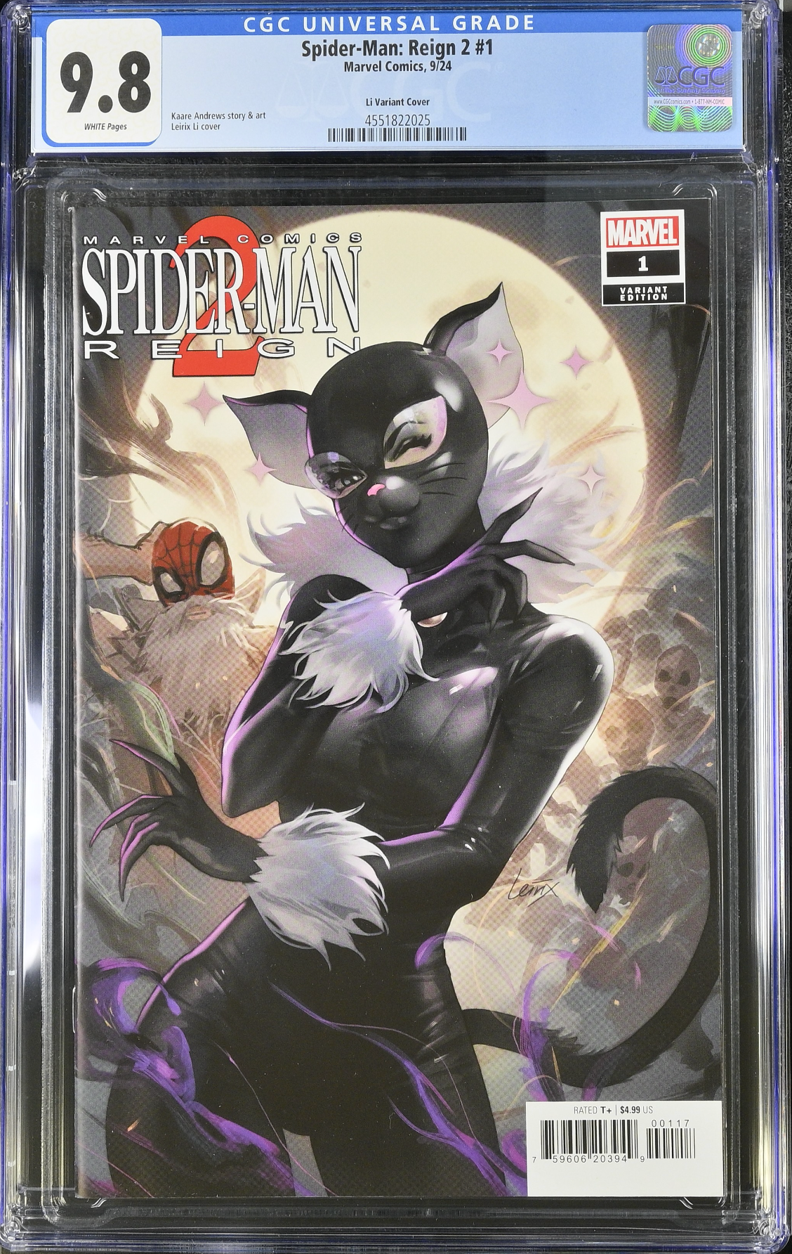 Spider-Man: Reign 2 # Li 1:25 Retailer Incentive Variant CGC 9.8
