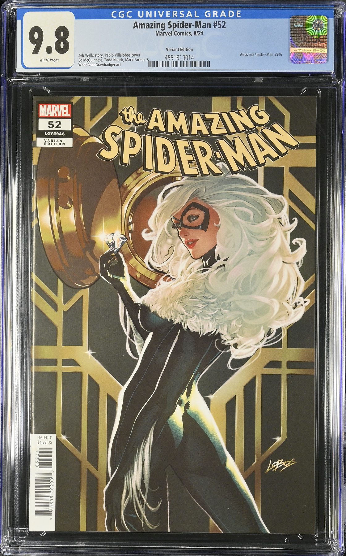 Amazing Spider-Man #52 Villalobos Variant CGC 9.8
