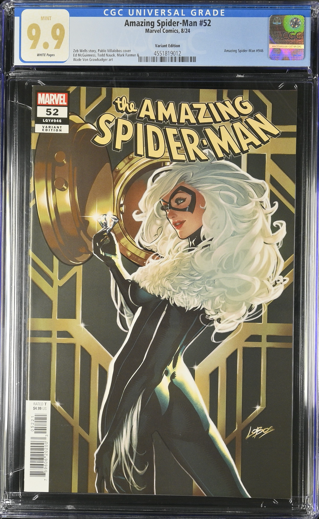 Amazing Spider-Man #52 Villalobos Variant CGC 9.9
