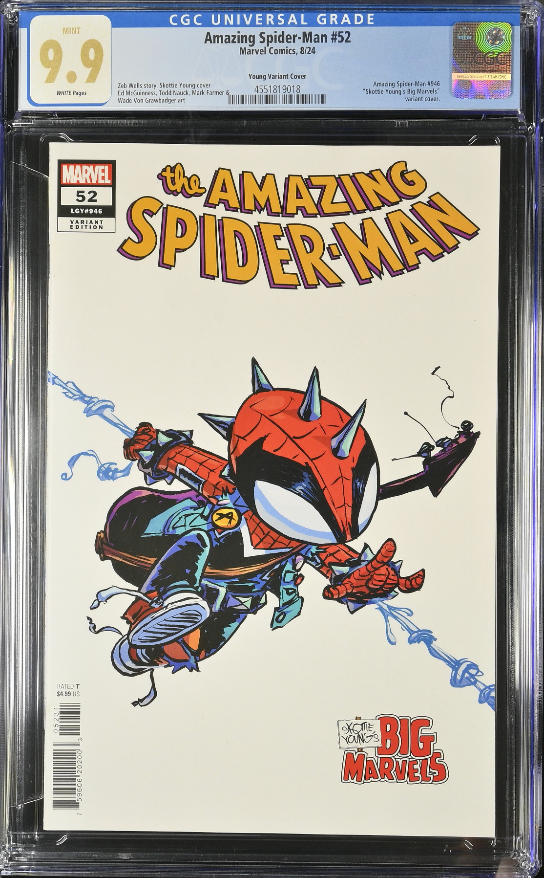 Amazing Spider-Man #52 Young Variant CGC 9.9