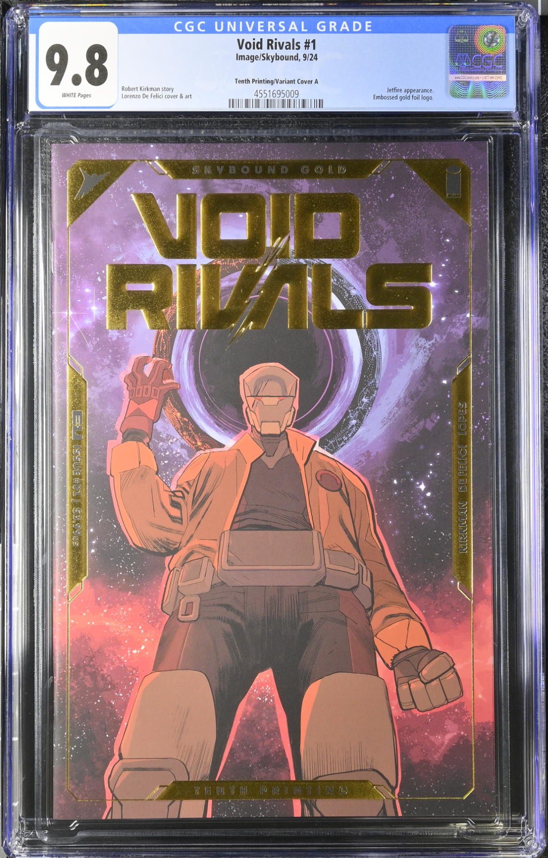 Void Rivals #1 Tenth Printing - Cover B - De FeliciI Darak Variant CGC 9.8
