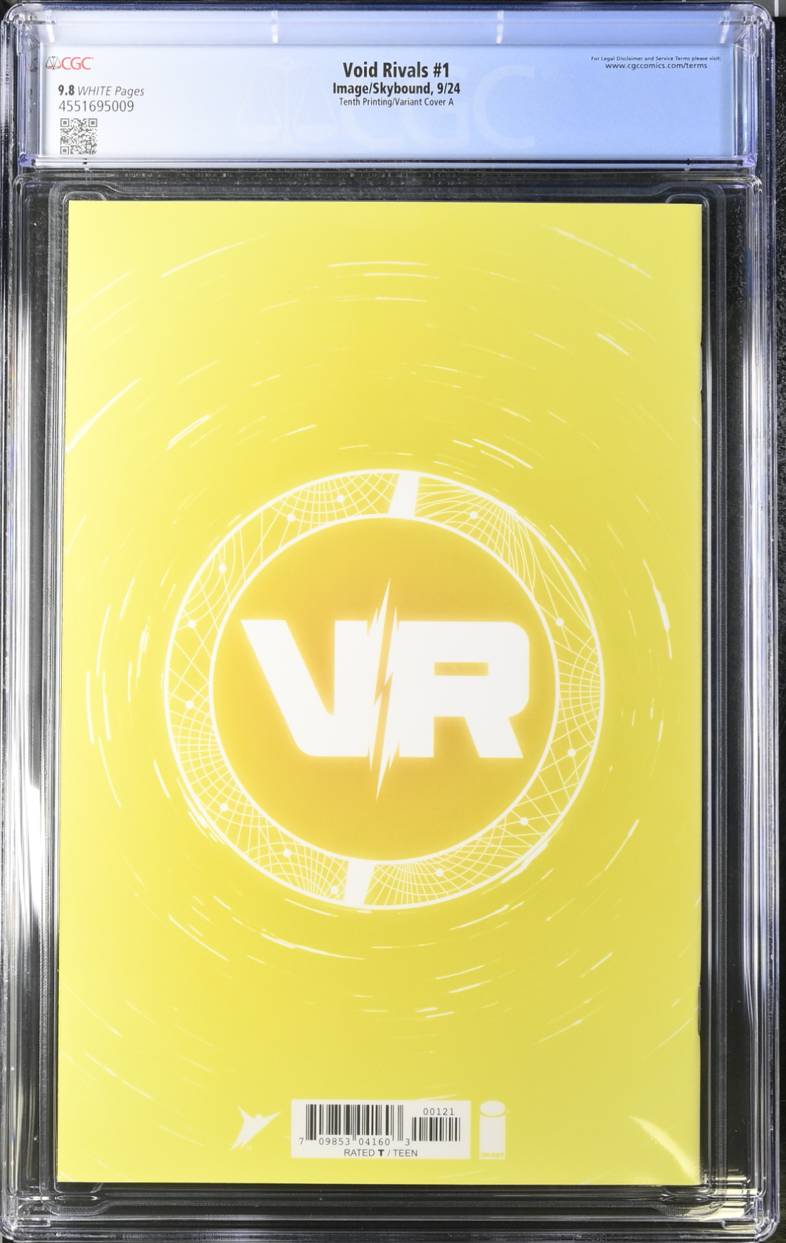 Void Rivals #1 Tenth Printing - Cover B - De FeliciI Darak Variant CGC 9.8