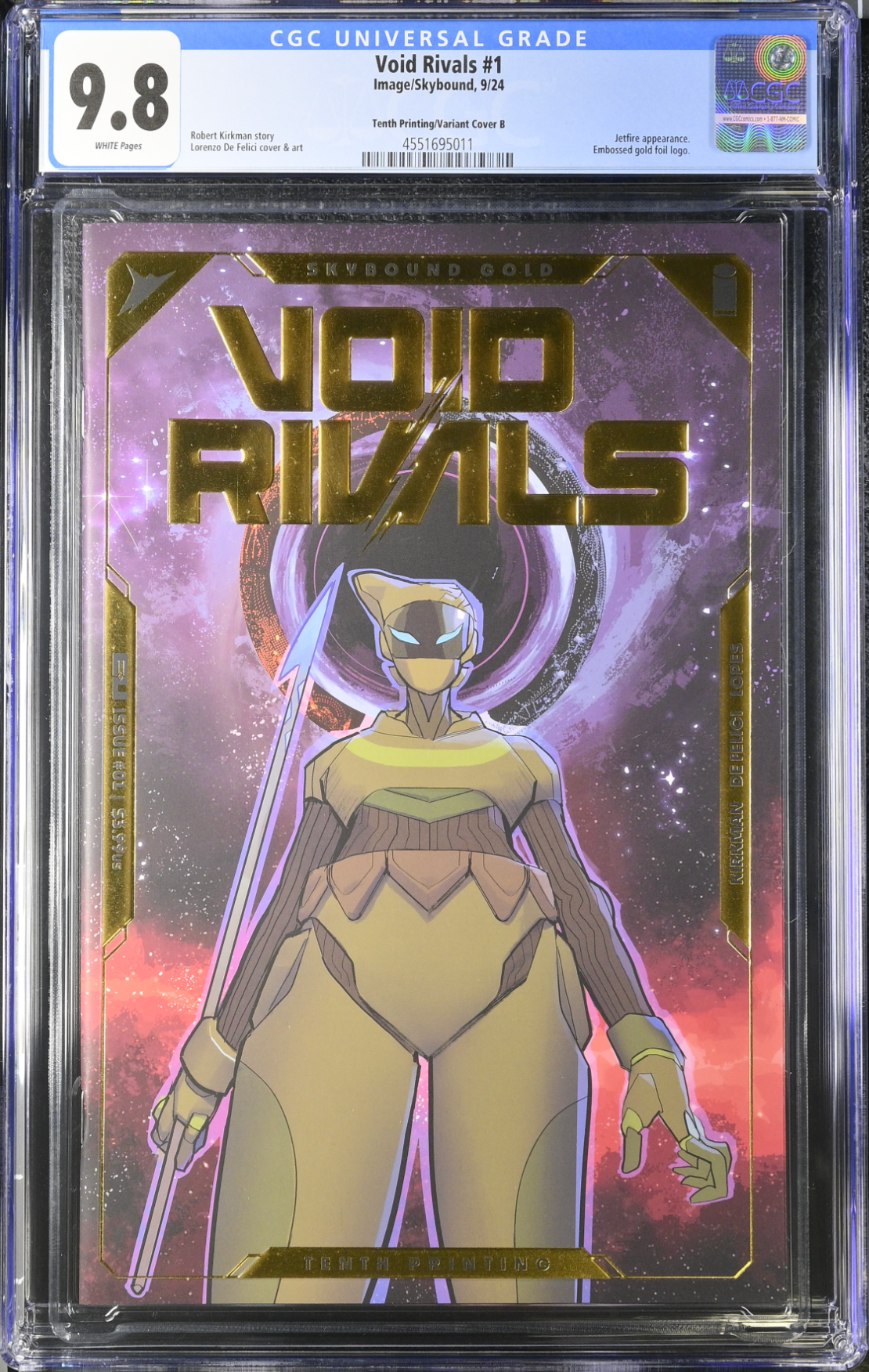 Void Rivals #1 Tenth Printing - Cover C - De FeliciI Solila Variant CGC 9.8