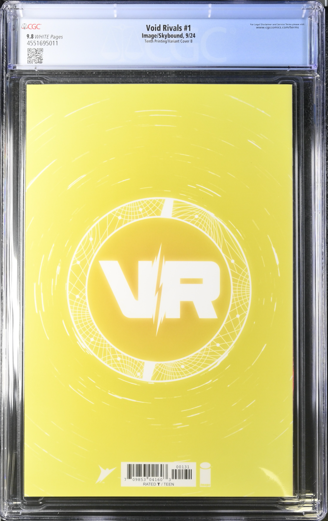 Void Rivals #1 Tenth Printing - Cover C - De FeliciI Solila Variant CGC 9.8