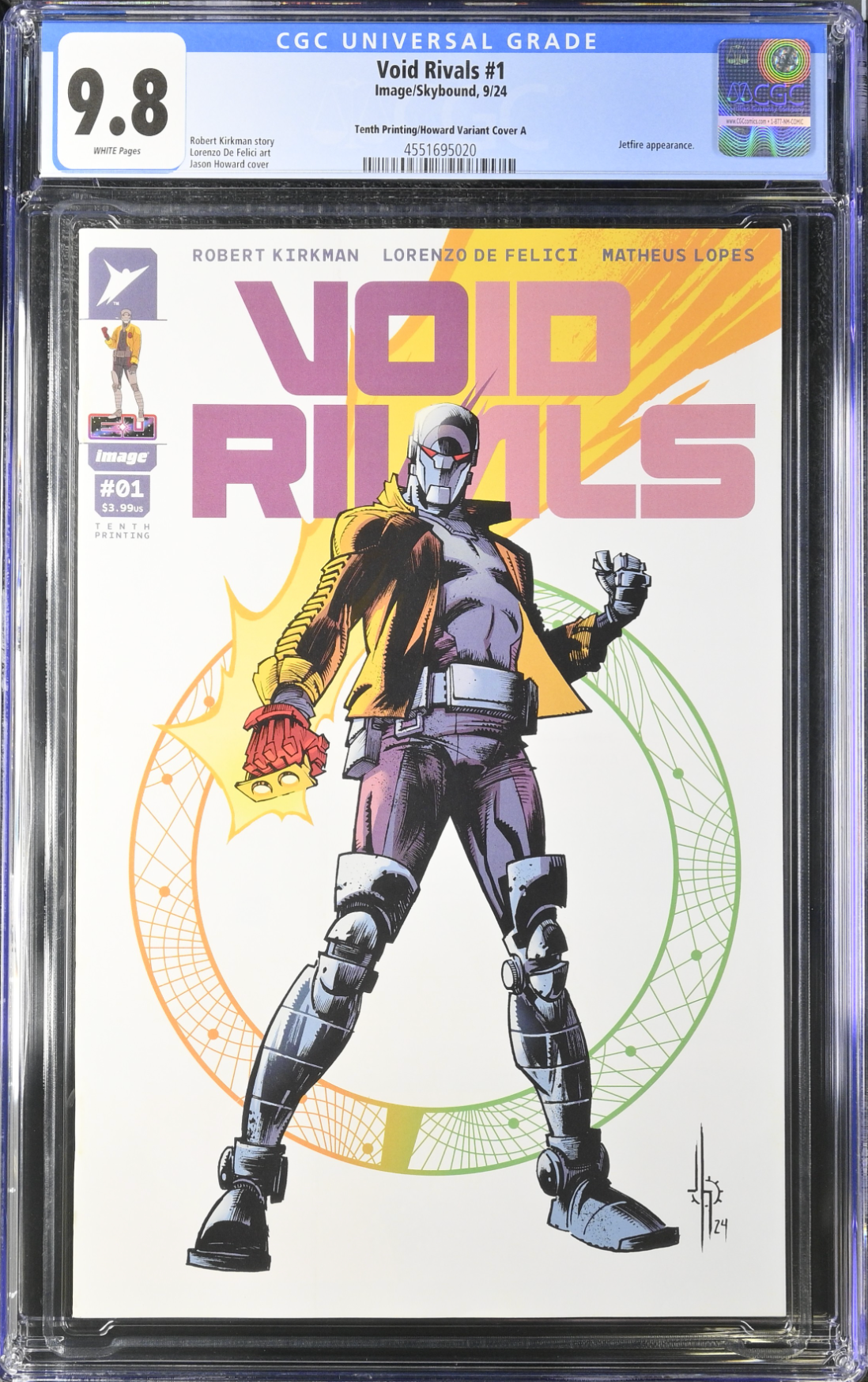Void Rivals #1 Tenth Printing - Cover D - Howard Darak Variant CGC 9.8