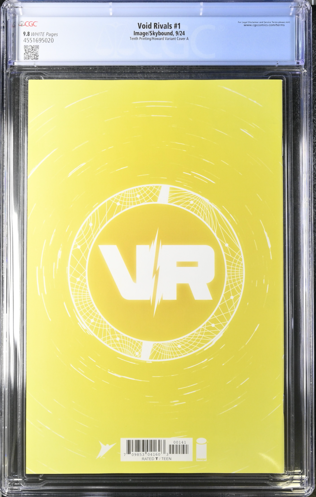 Void Rivals #1 Tenth Printing - Cover D - Howard Darak Variant CGC 9.8