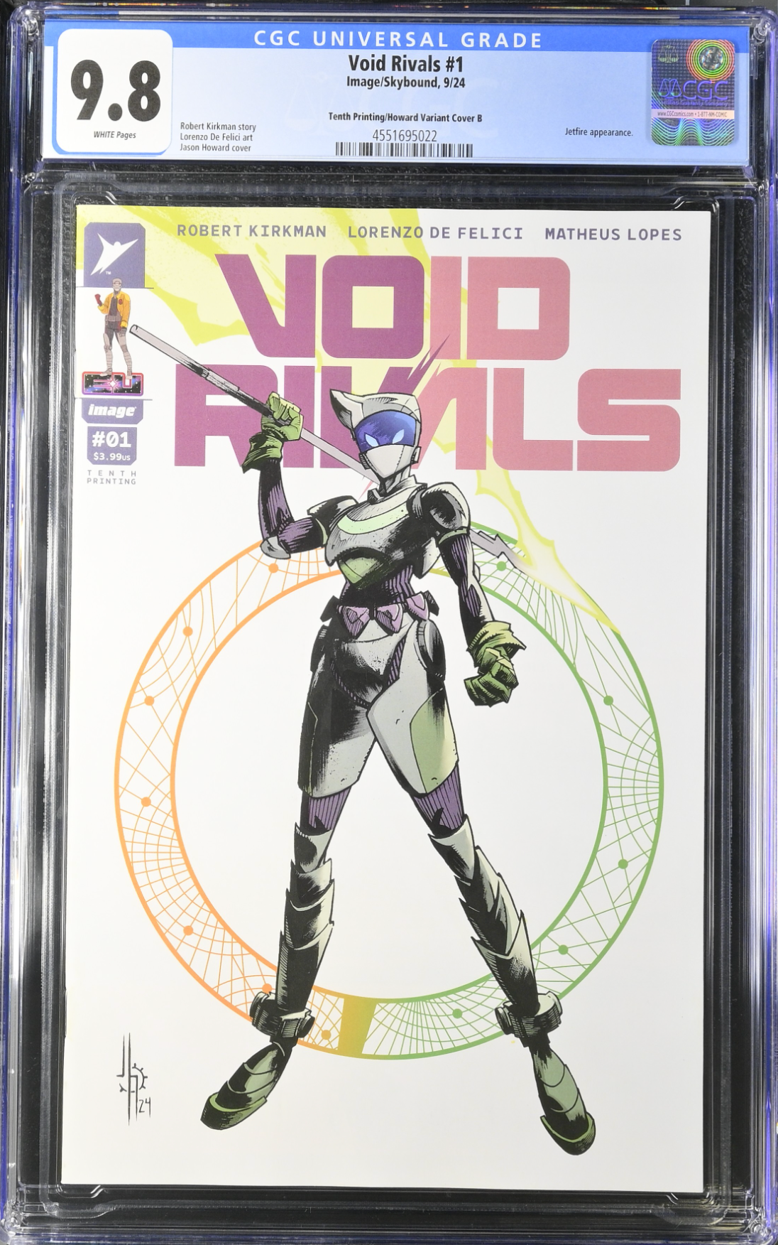 Void Rivals #1 Tenth Printing - Cover E - Howard Solila Variant CGC 9.8