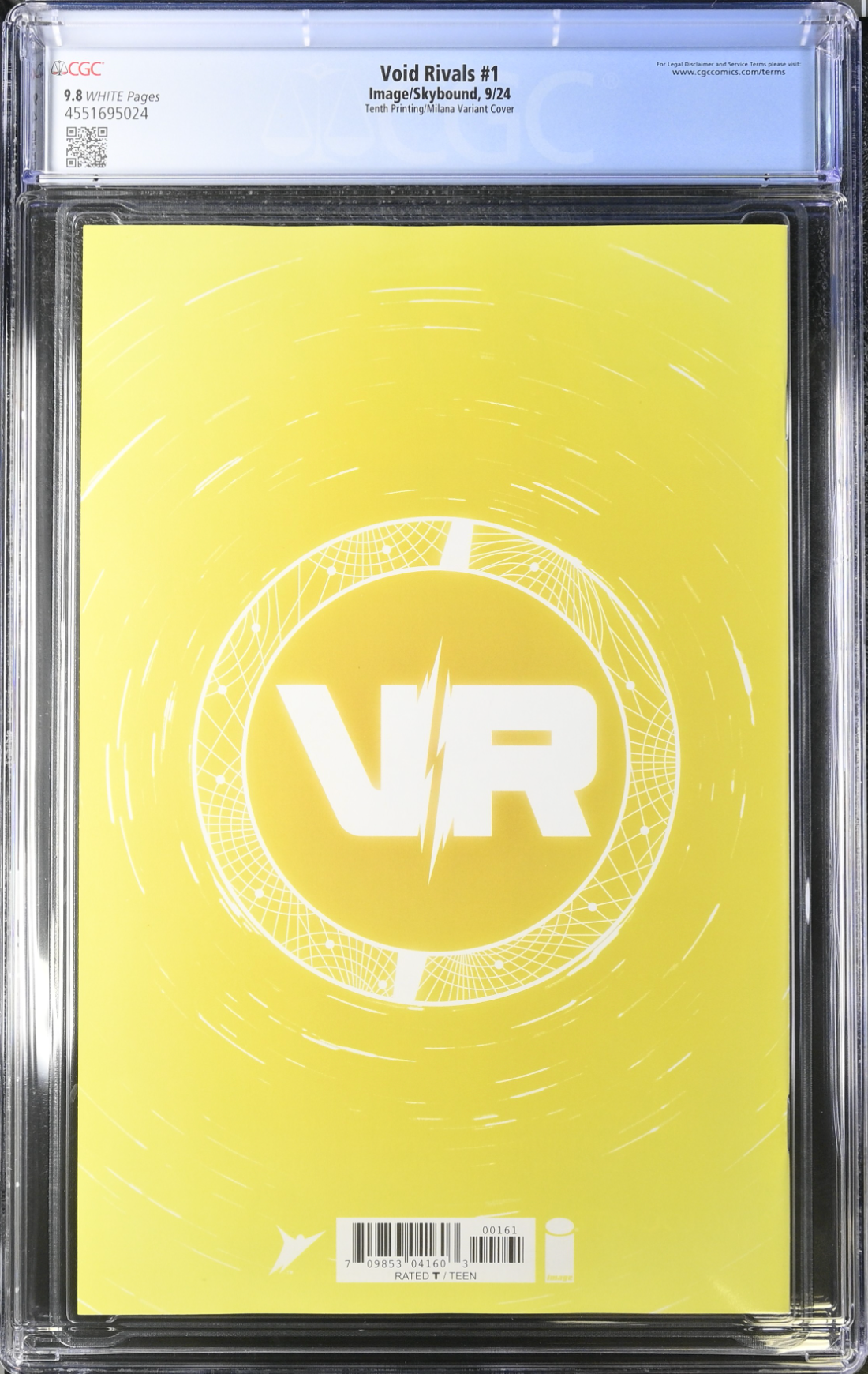 Void Rivals #1 Tenth Printing - Cover F - Milana Variant CGC 9.8