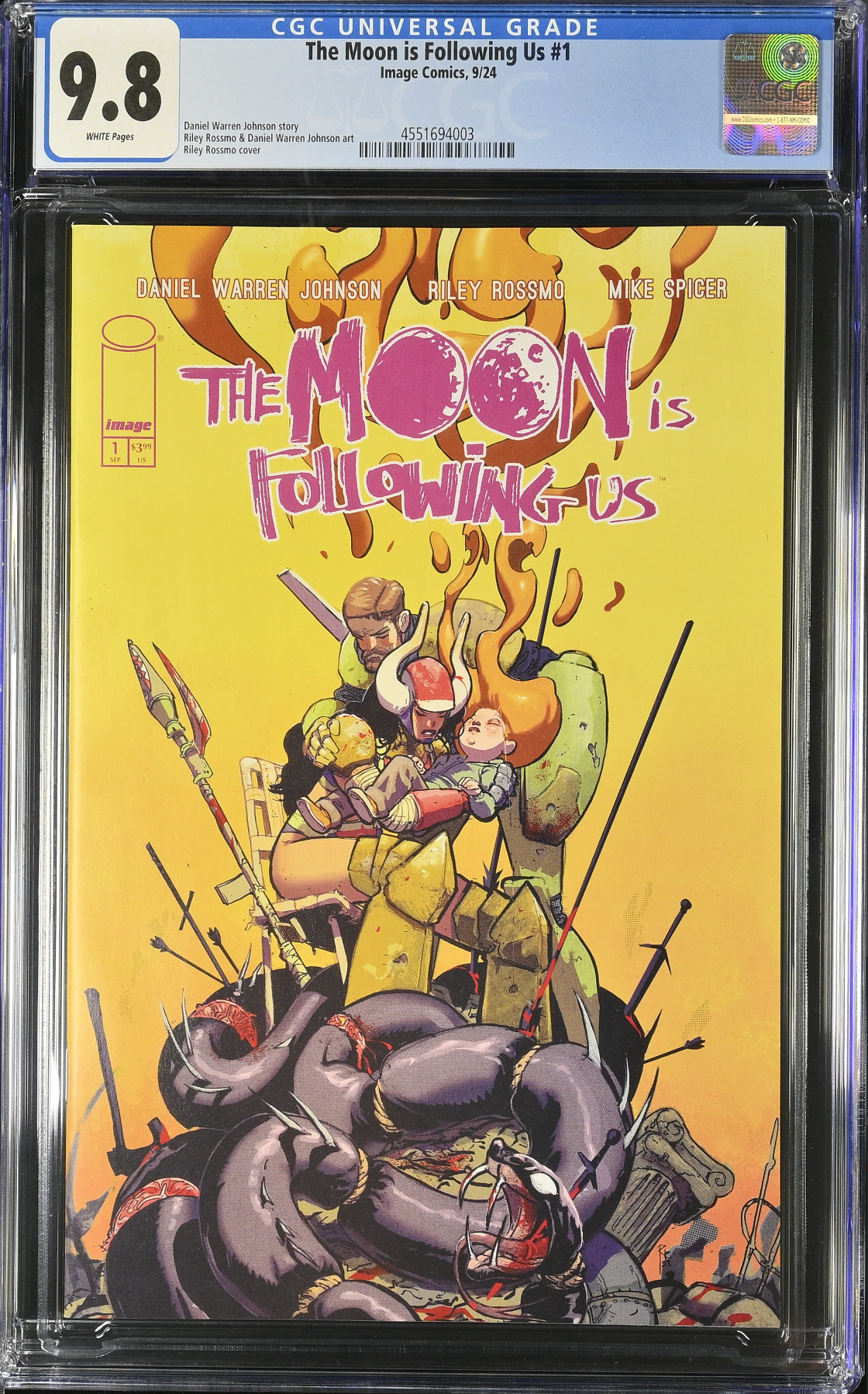 The Moon is Following Us #1 CGC 9.8