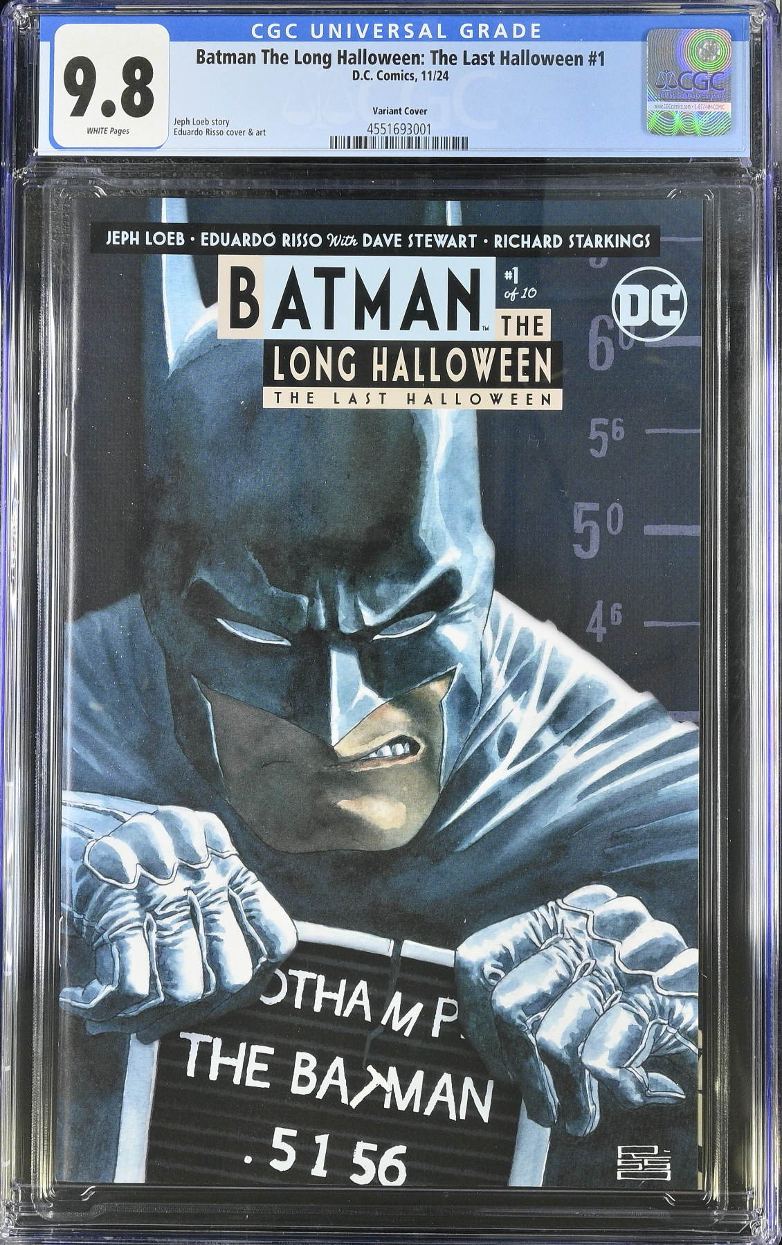 Batman: The Long Halloween - The Last Halloween #1 Risso Variant CGC 9.8