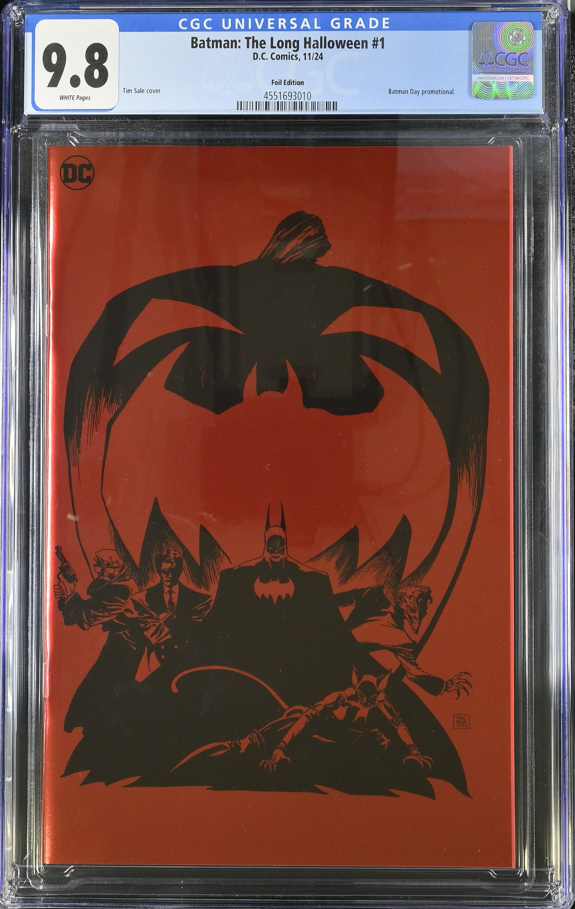 Batman: The Long Halloween #1 Batman Day Special Foil Variant CGC 9.8