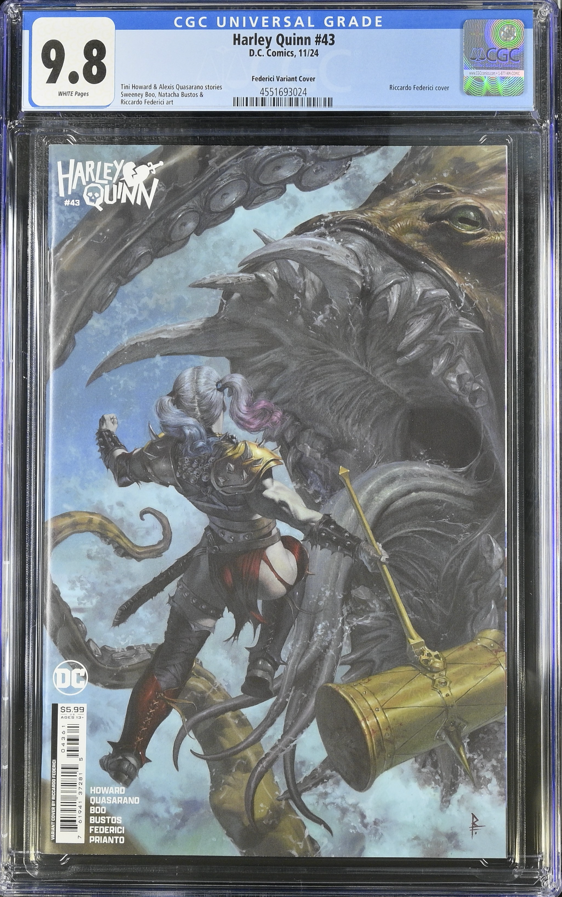 Harley Quinn #43 Federici Variant CGC 9.8